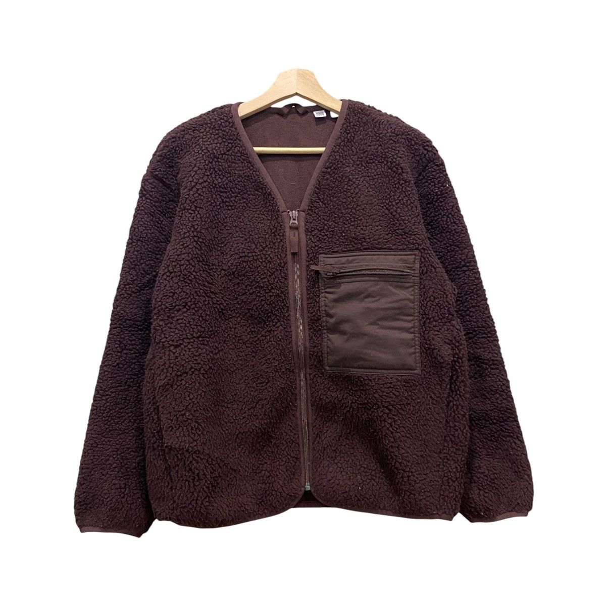 Christophe Lemaire Uniqlo U Christophe Lemaire Deep Pile Fleece Cardigan Brown Size US S / EU 44-46 / 1 - 1 Thumbnail
