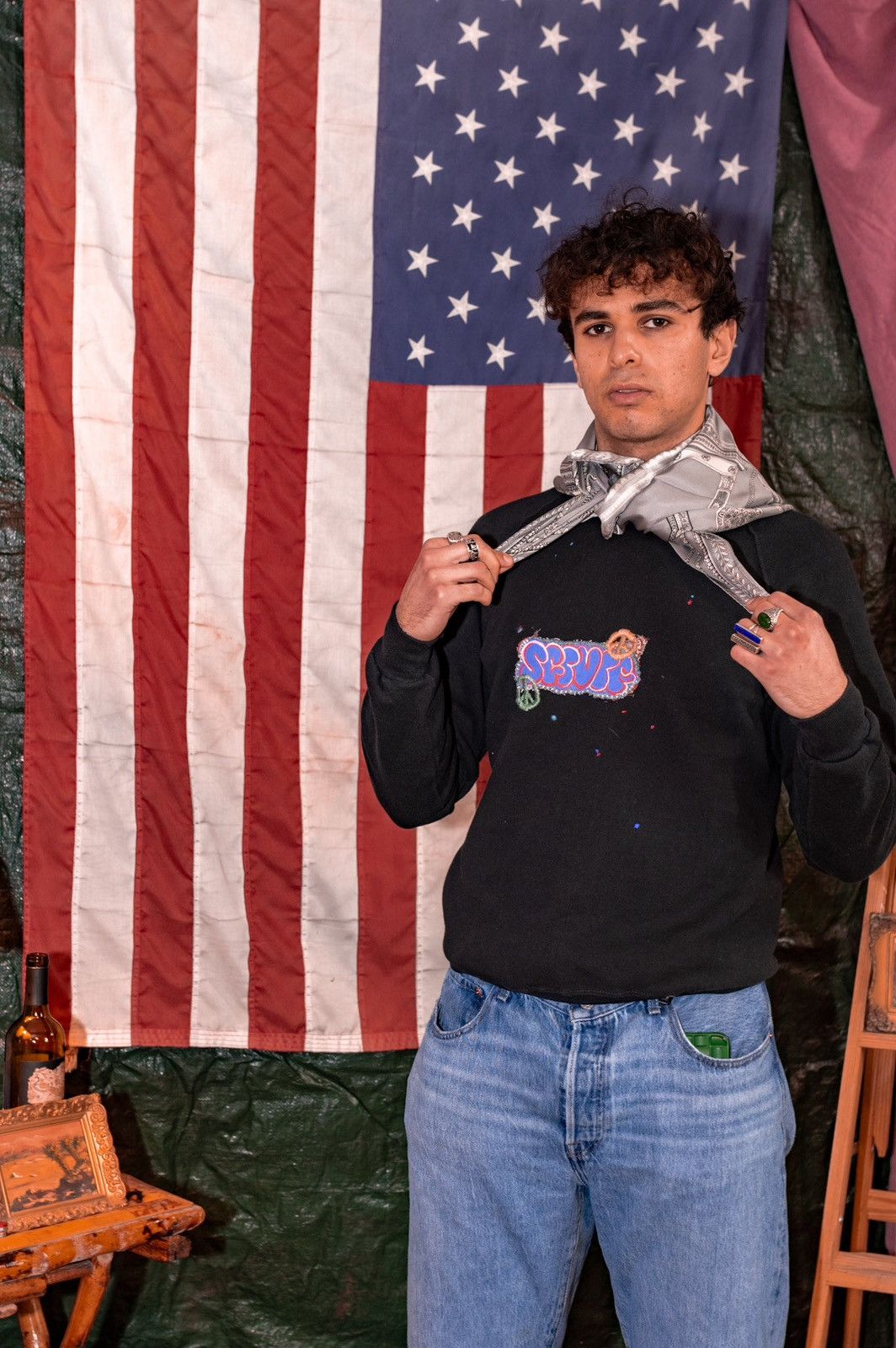 Vintage 1/1 Custom Vintage Crewneck Size US L / EU 52-54 / 3 - 2 Thumbnail
