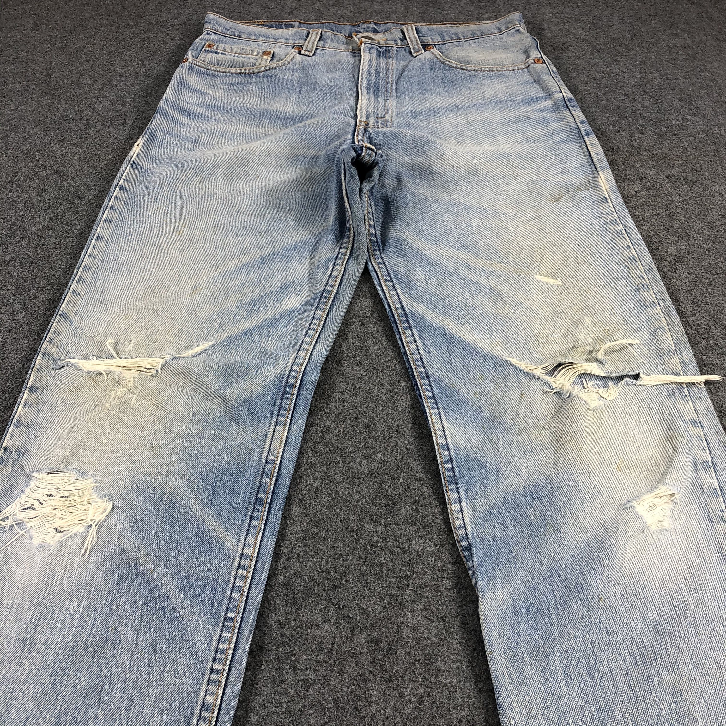 Vintage 90s Distress Light Wash Levis 510 Jeans-JM1356