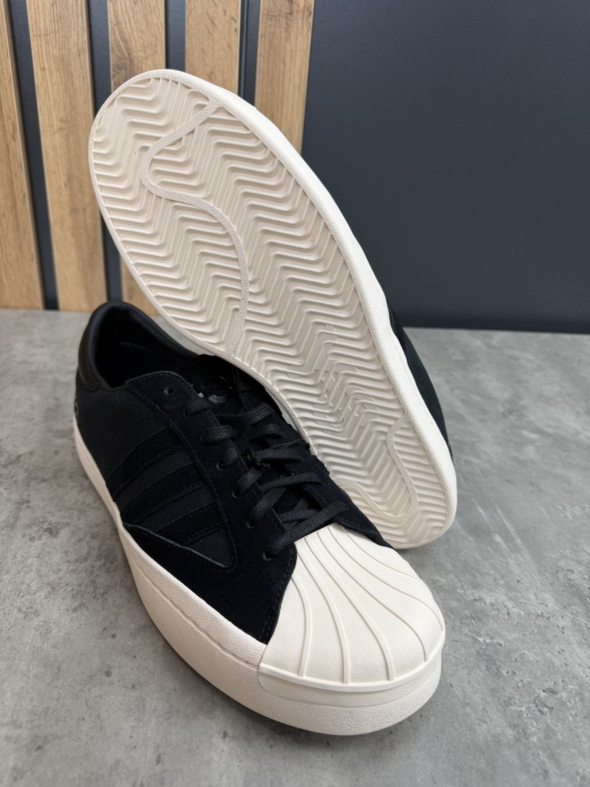 Y-3 Adidas Y-3 Yohji Star Black Sneakers Size US 11.5 Size US 11.5 / EU 44-45 - 8 Thumbnail