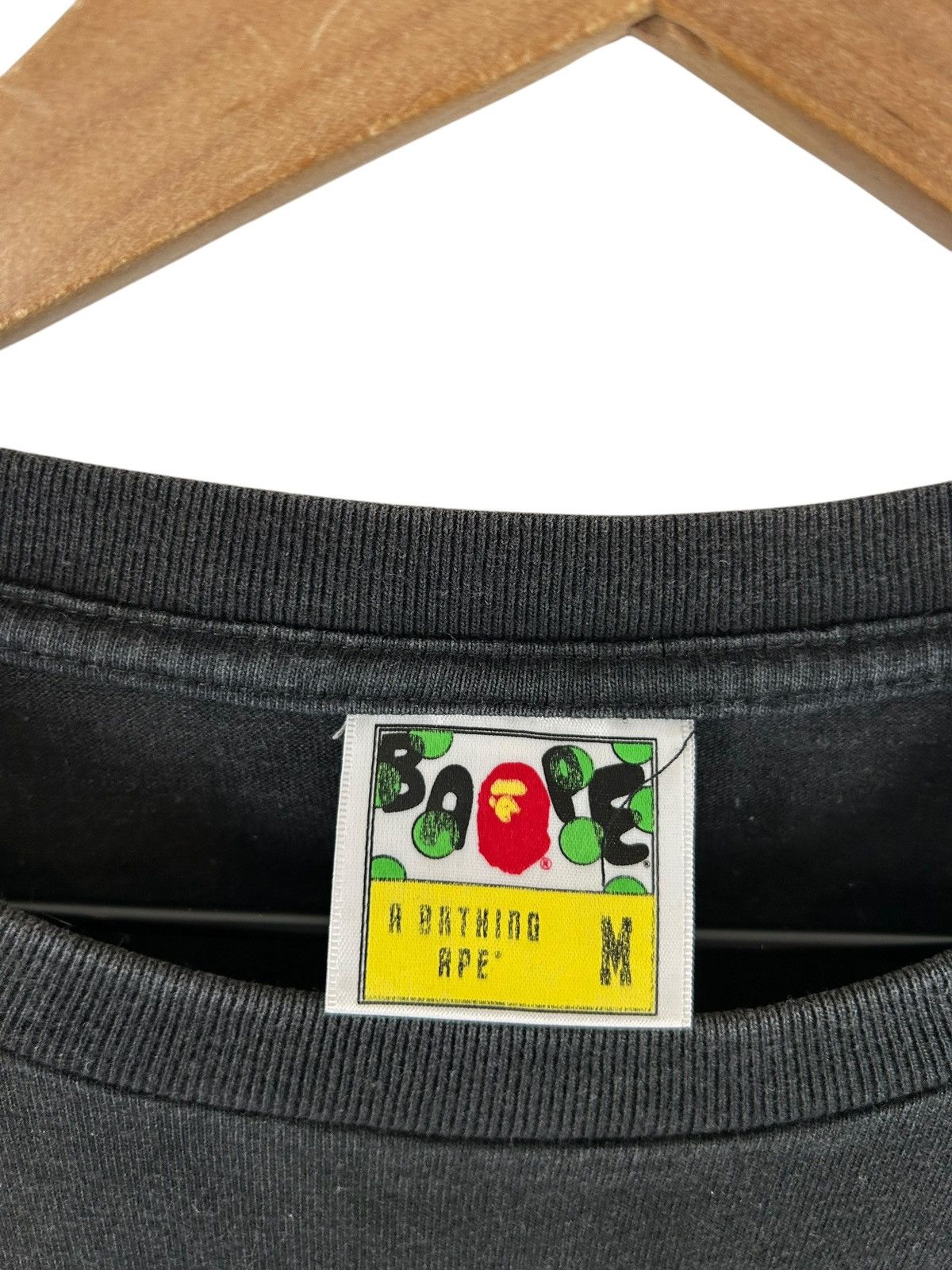 Bape Bape Head Glitter Logo Print L/S T-Shirt Size US M / EU 48-50 / 2 - 5 Thumbnail