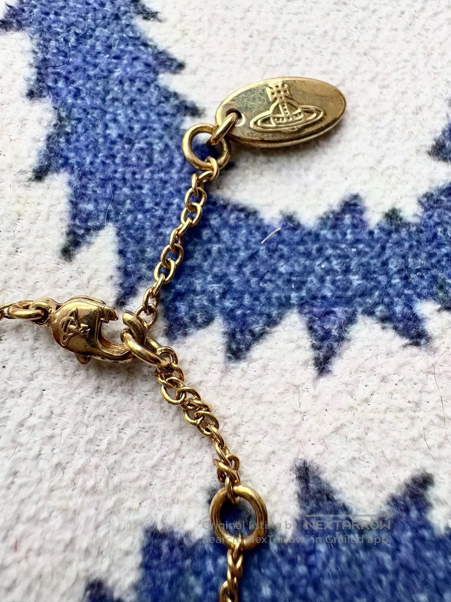 Vivienne Westwood Vivienne Westwood Saturn Pearl Necklace. Size ONE SIZE - 4 Thumbnail