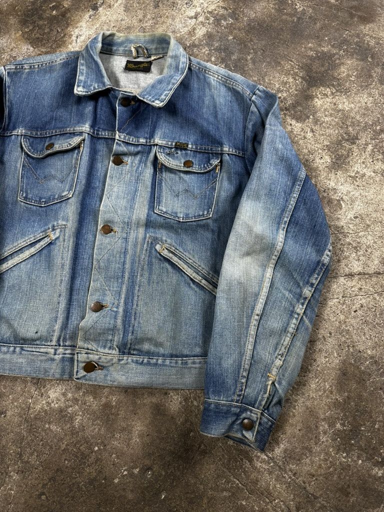 Wrangler 70s Vintage Wrangler Faded Denim Trucker Jacket Size US M / EU 48-50 / 2 - 3 Thumbnail
