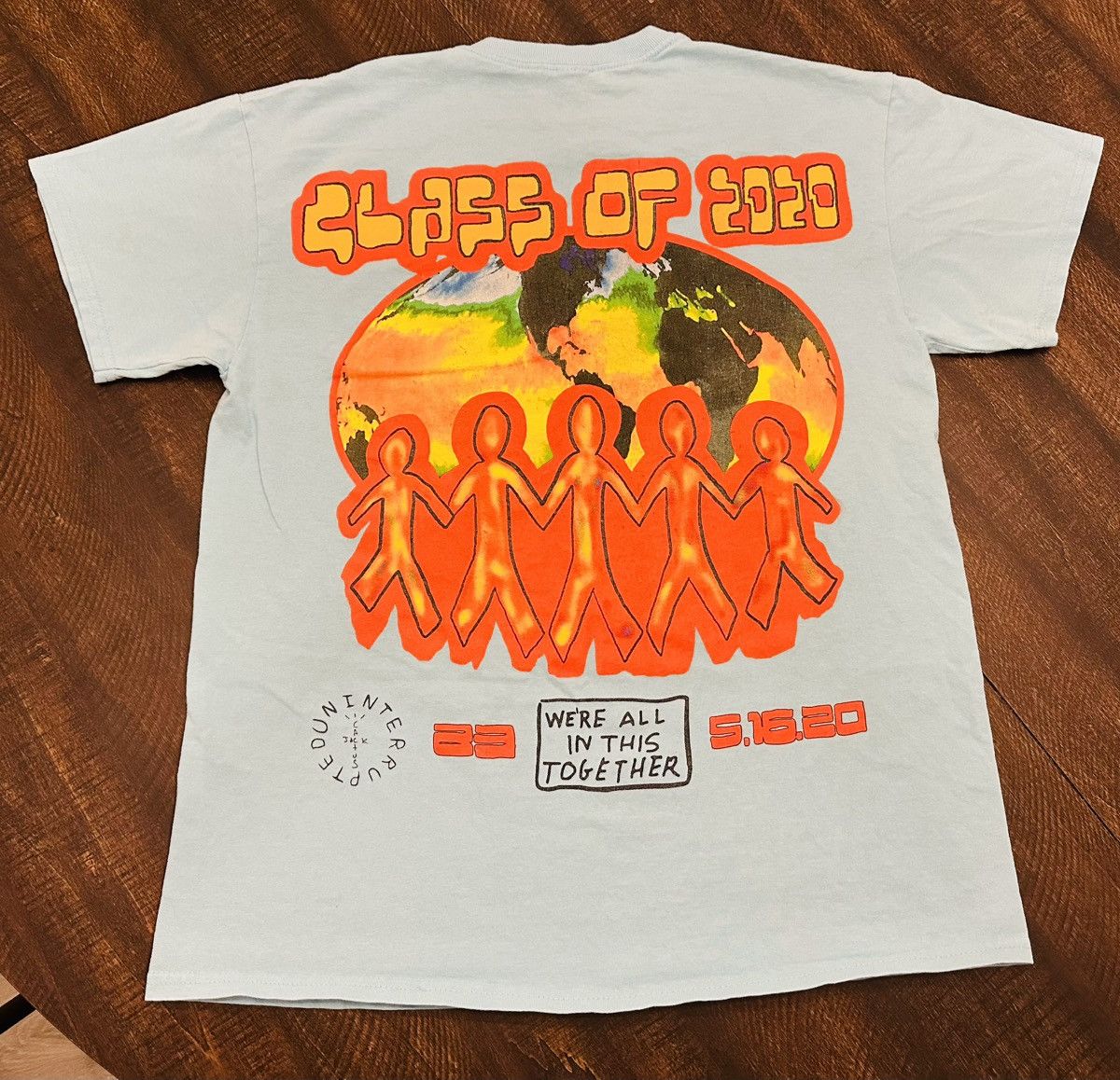 Travis Scott Cactus Jack Travis Scott Medium Class of 2020 Blue T Shirt Size US M / EU 48-50 / 2 - 1 Thumbnail