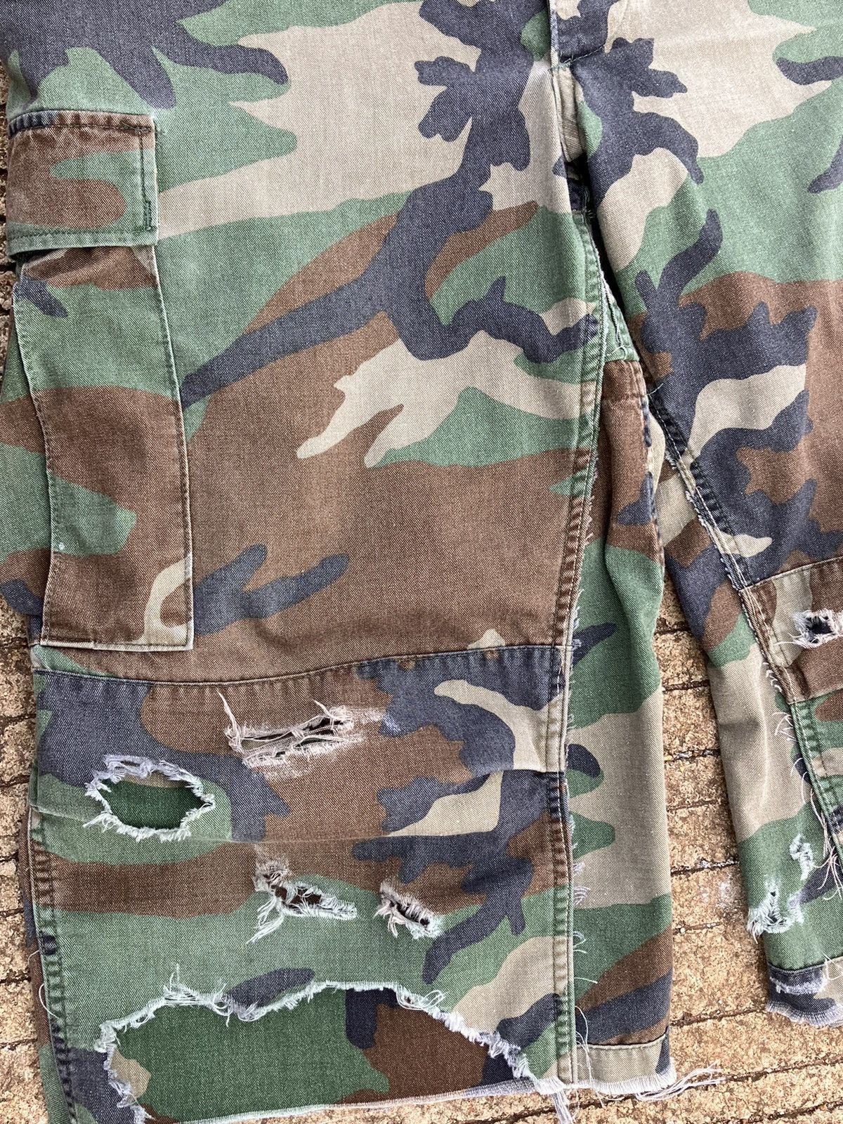 Vintage × Woodlands Custom Short Vintage military cargo pants. (WOODLAND 1992's) Size US 34 / EU 50 - 5 Thumbnail
