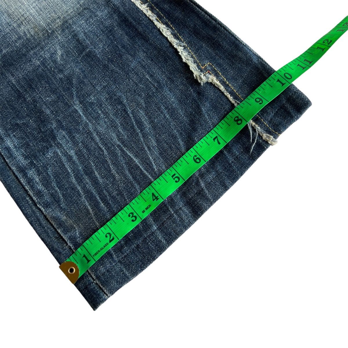 If Six Was Nine In The Attic Washed denim 2000s Size US 37 - 19 Thumbnail