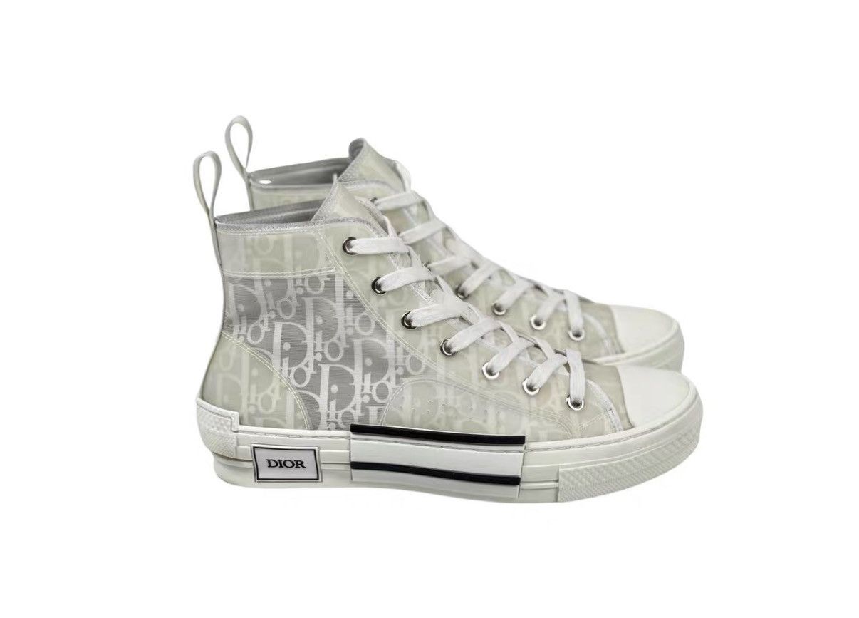 Dior Dior B23 Oblique High-Top Sneakers J31 Size US 6.5 / EU 39-40 - 3 Thumbnail