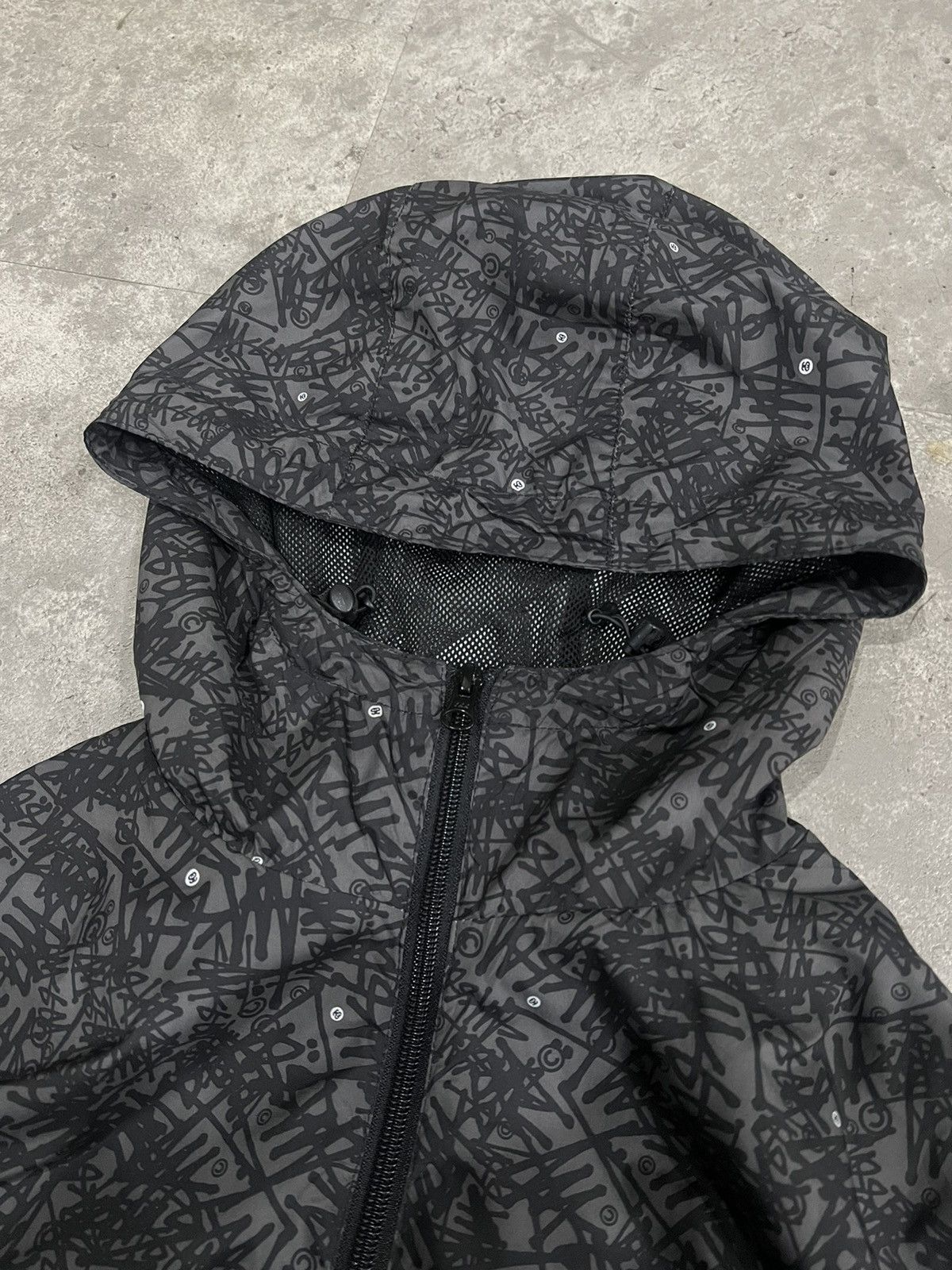 Stussy 2000s Archival Stussy Shawn All Over Print Hodded Jacket y2k Size US L / EU 52-54 / 3 - 5 Thumbnail