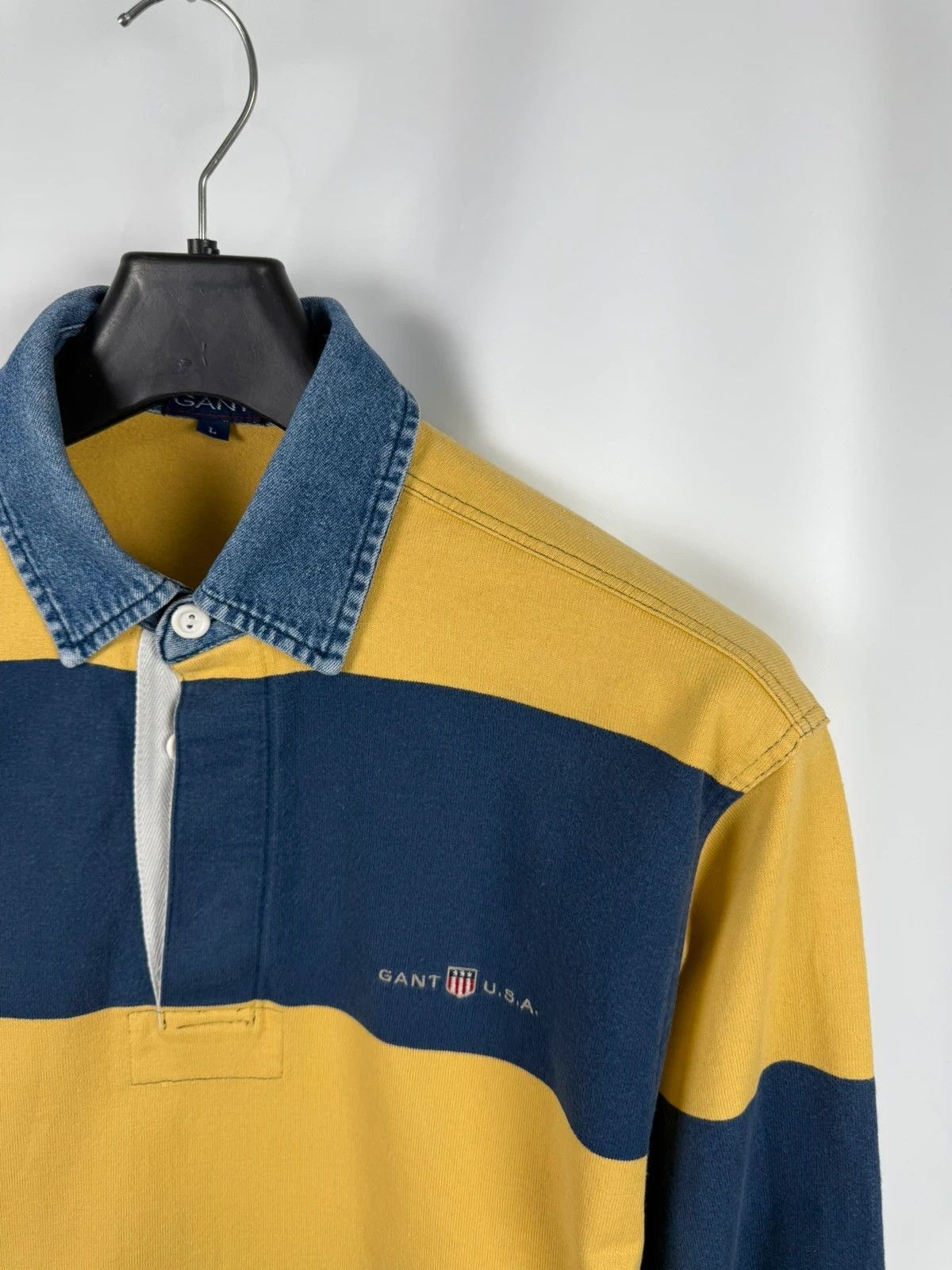Gant Gant USA Vintage Rugby Longsleeve Collared size L Size US L / EU 52-54 / 3 - 3 Thumbnail