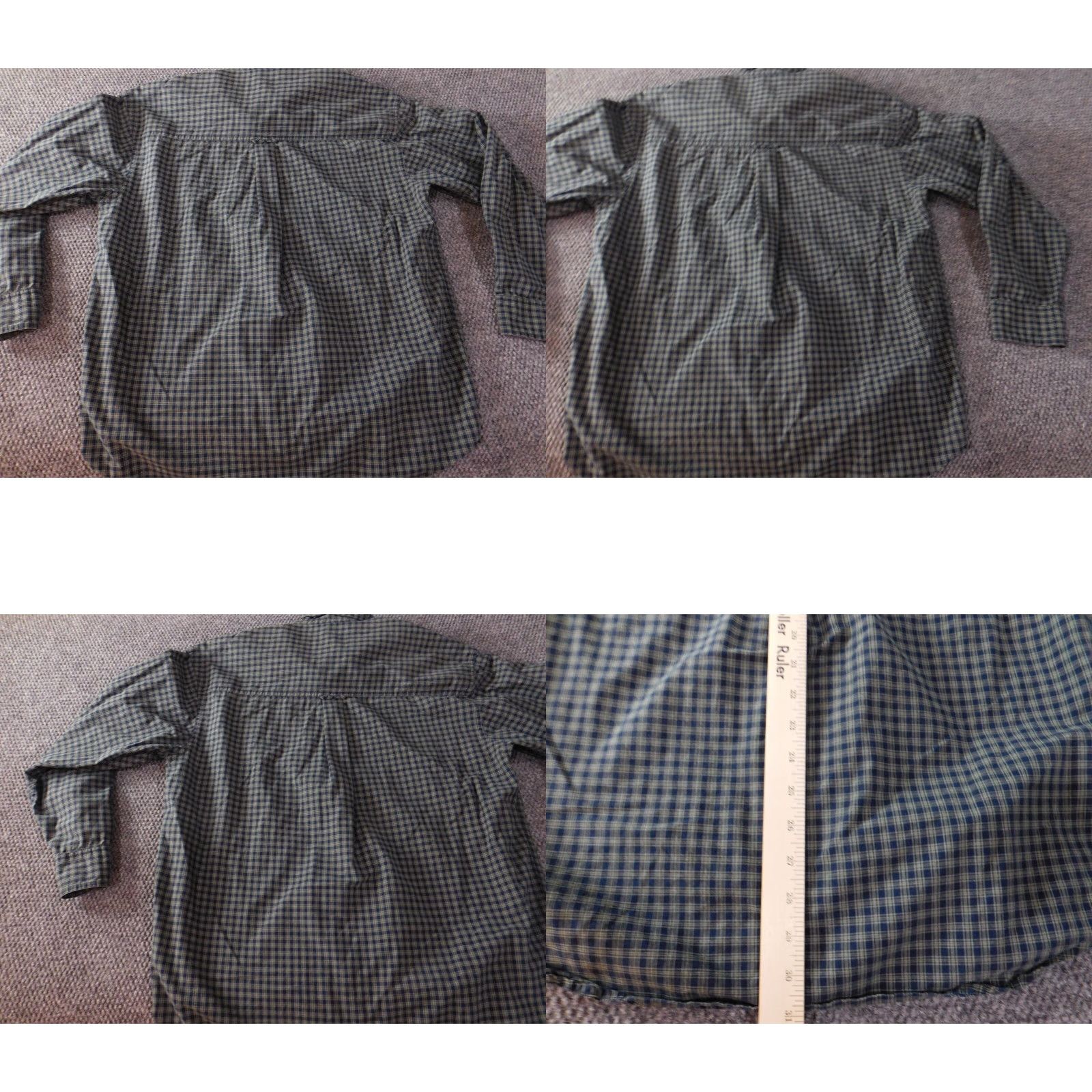 Ralph Lauren VINTAGE Ralph Lauren Mens Shirt Large blue plaid chaps button up Size US L / EU 52-54 / 3 - 8 Thumbnail