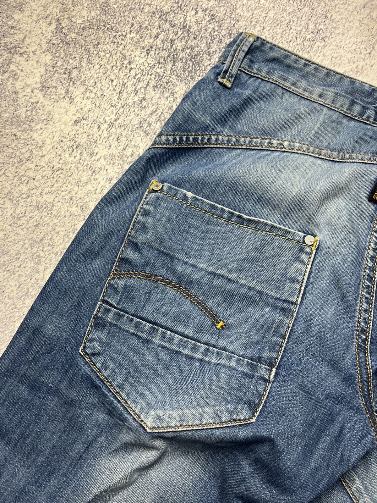 G-Star Vintage G-Star Raw Doubleknee Elwood Jeans Y2K Size US 31 - 9 Thumbnail