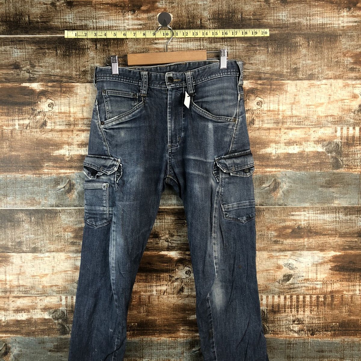 Japanese Brand Even River Black Distressed Denim Pants #A2107 Size US 30 / EU 46 - 2 Thumbnail