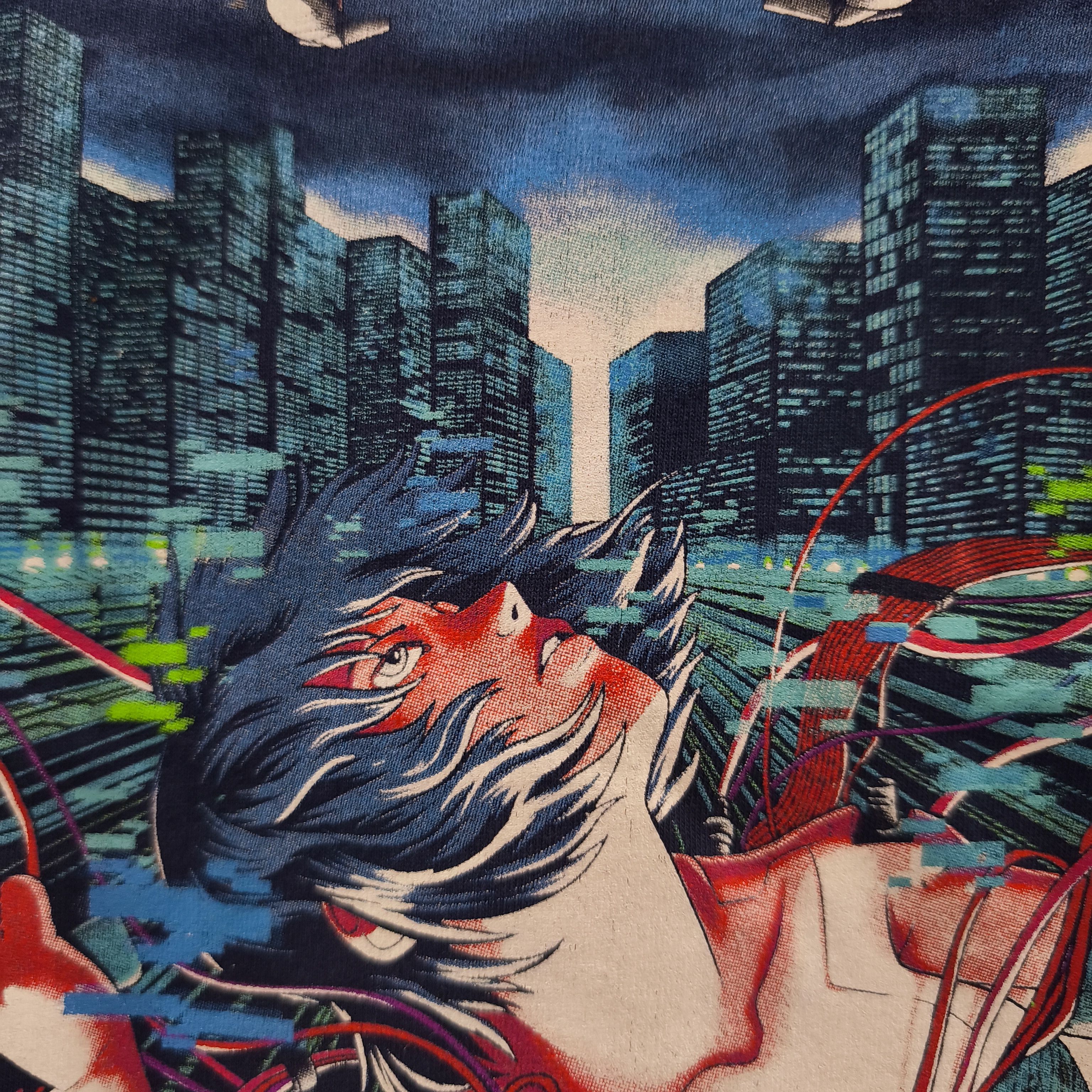 Anime Ghost In The Shell 1995 Navy T-shirt Size US XL / EU 56 / 4 - 8 Thumbnail