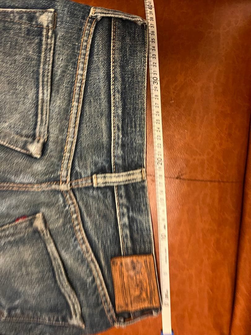 Samurai Jeans SAMURAI JEANS Straight Denim Pants Dark Blue 32 Size US 29 - 5 Thumbnail