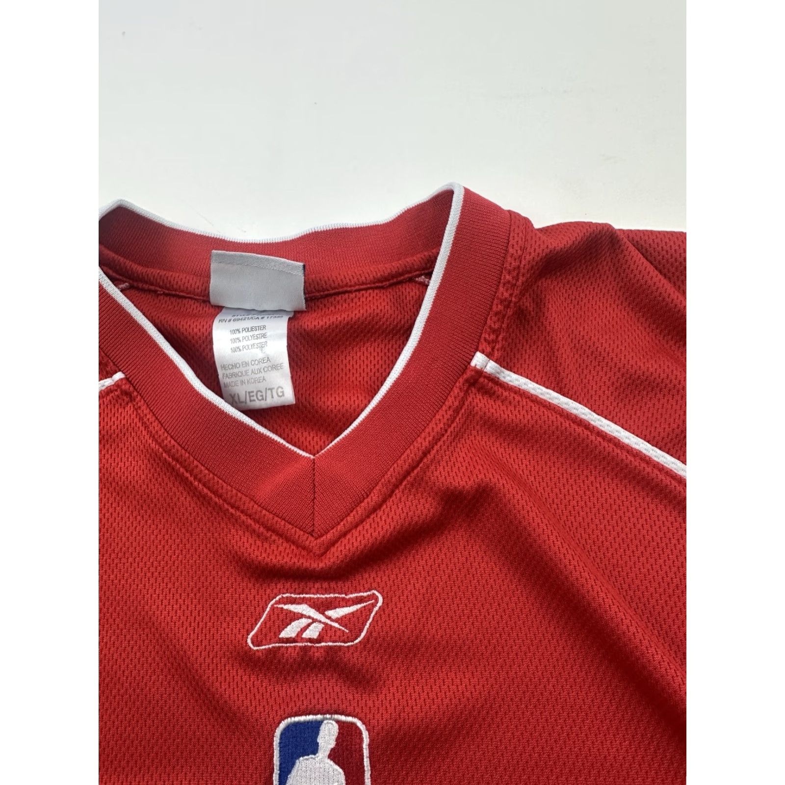 Reebok VINTAGE Reebok Jersey Shirt Mens XL Red Sleeveless NBA Casual Athletic Training Size US XL / EU 56 / 4 - 7 Thumbnail