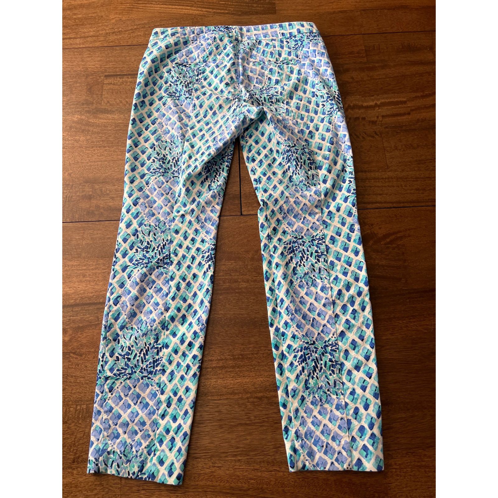 Lilly Pulitzer Lilly Pulitzer Kelly Skinny Ankle Pineapple Pants Size 6 Size 28" / US 6 / IT 42 - 5 Thumbnail