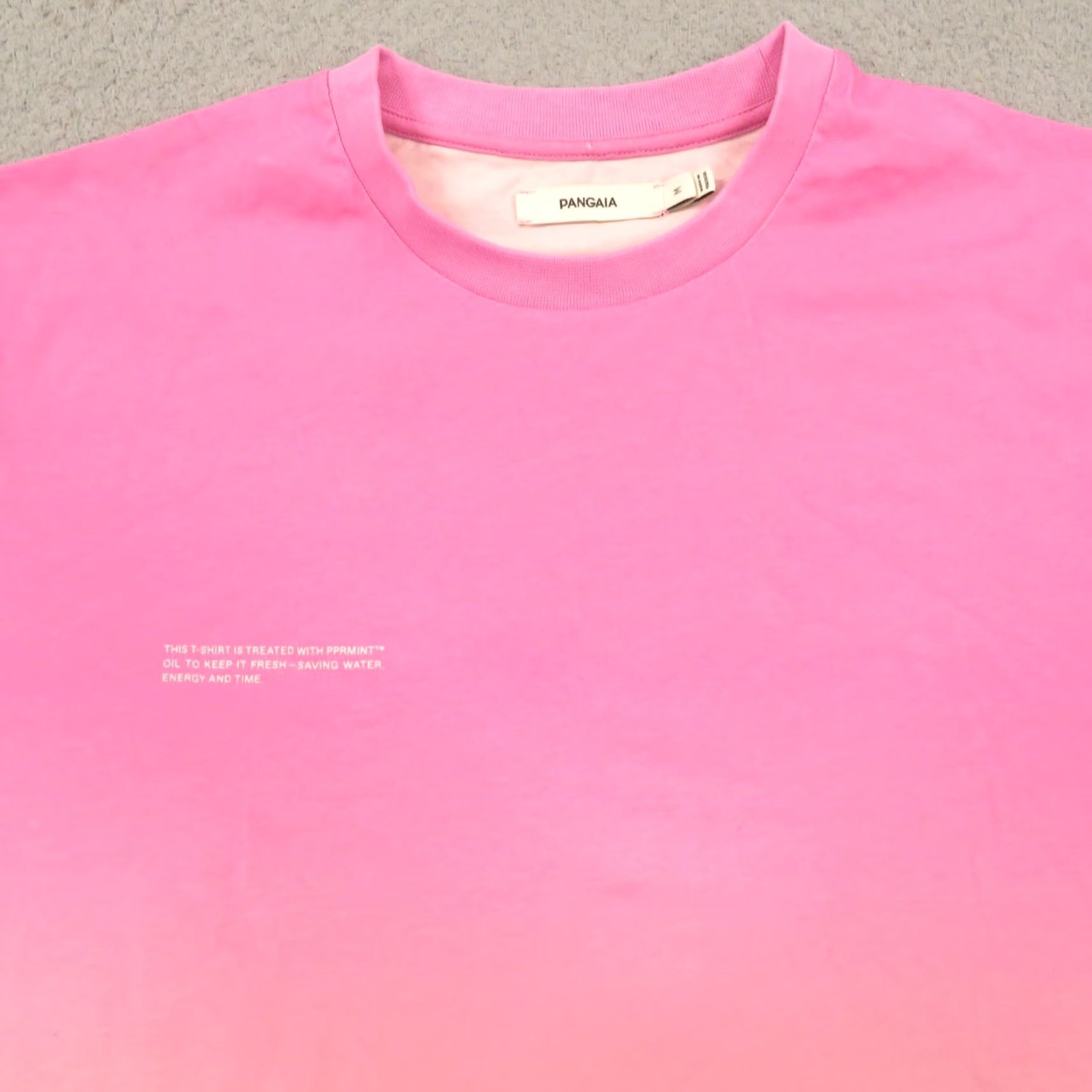 Pangaia Pangaia Shirt Mens M Blush Hot Pink Ombre Fade Peppermint Minimalist Eco Shirt Mens M Pink Ombre Beach Modern Mens Size US M / EU 48-50 / 2 - 2 Thumbnail