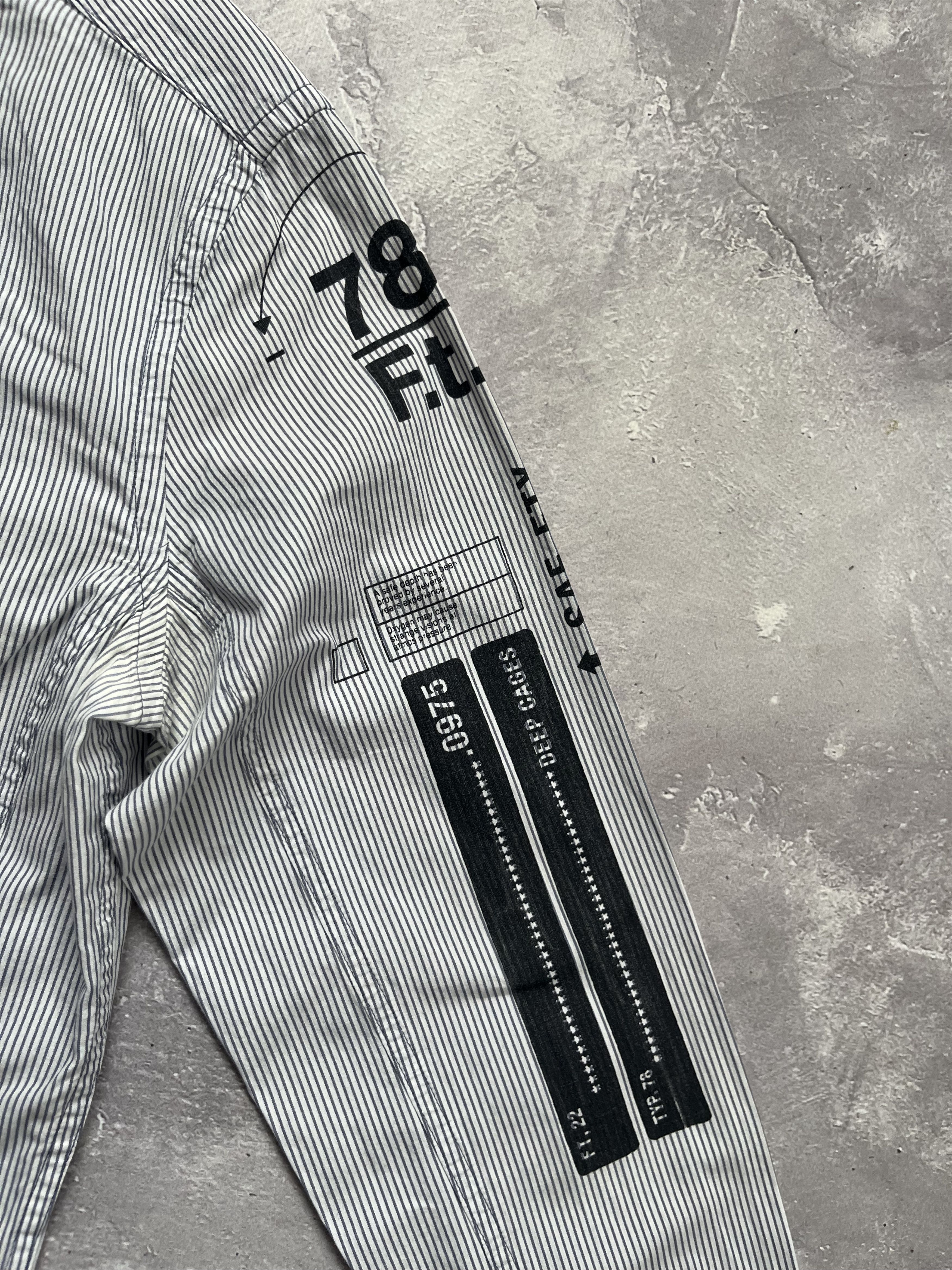 Diesel RARE Diesel DEPT. LIQUID SPACE Striped Button Up Shirt Size US S / EU 44-46 / 1 - 8 Thumbnail