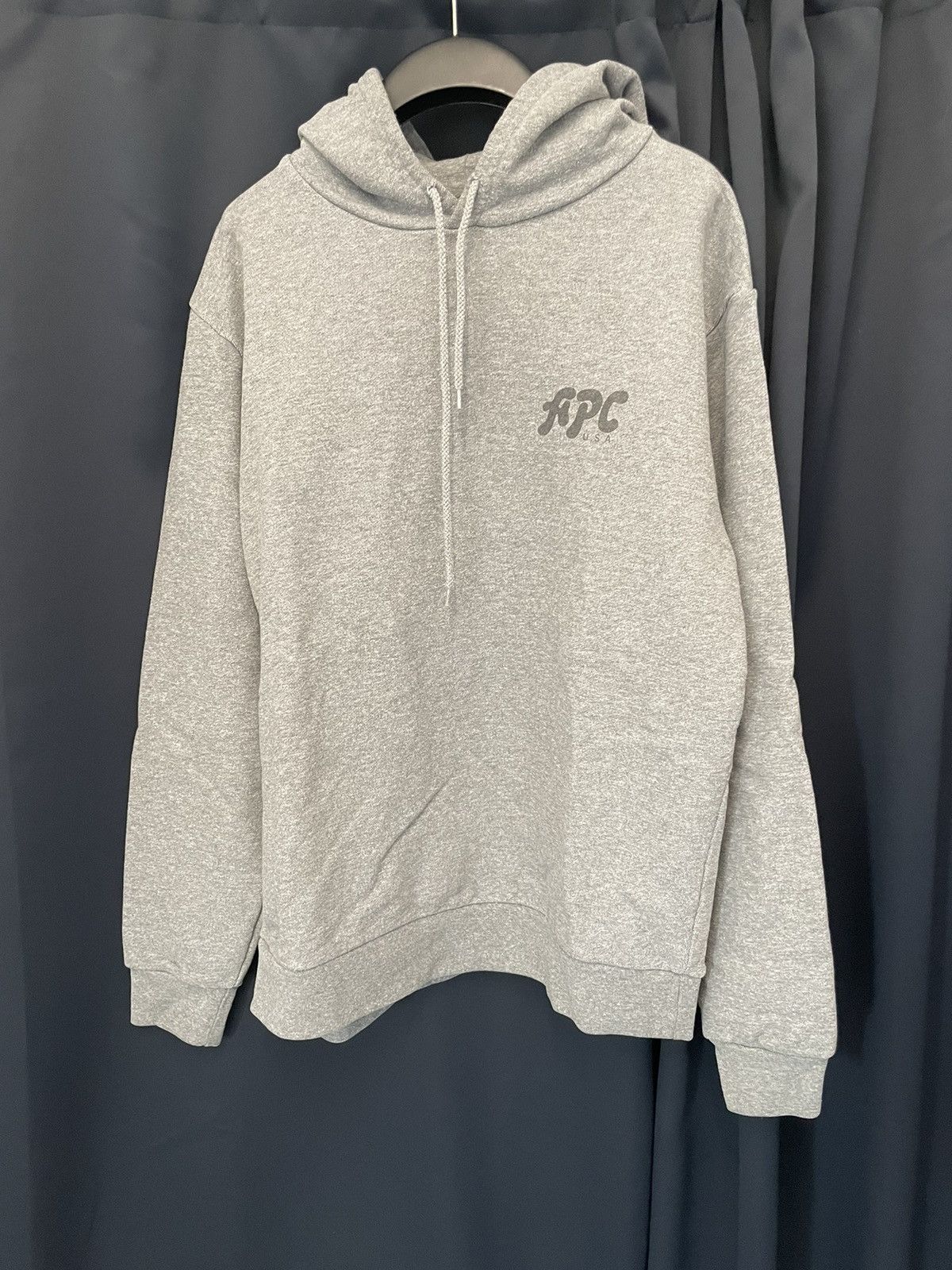 image of A P C Hoodie Grey, Men's (Size Large)