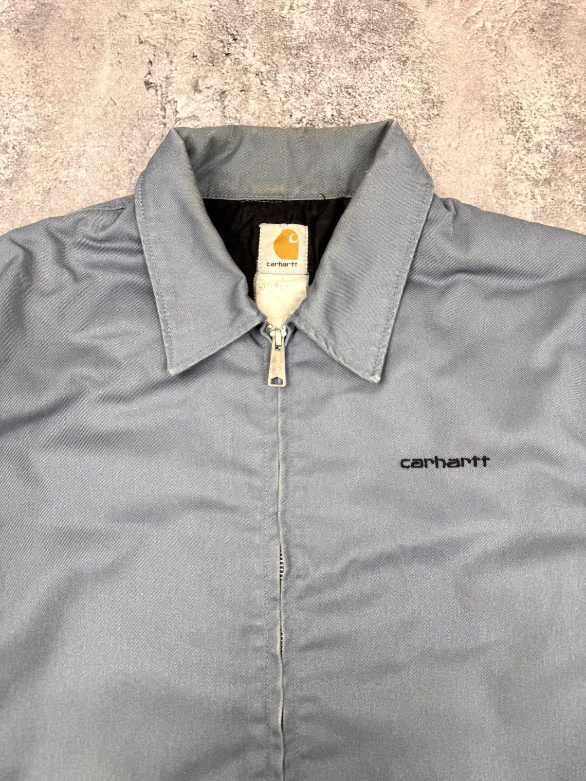 Carhartt Carhartt Men Work Jacket Light Blue Denim Tone Size L Size US L / EU 52-54 / 3 - 2 Thumbnail