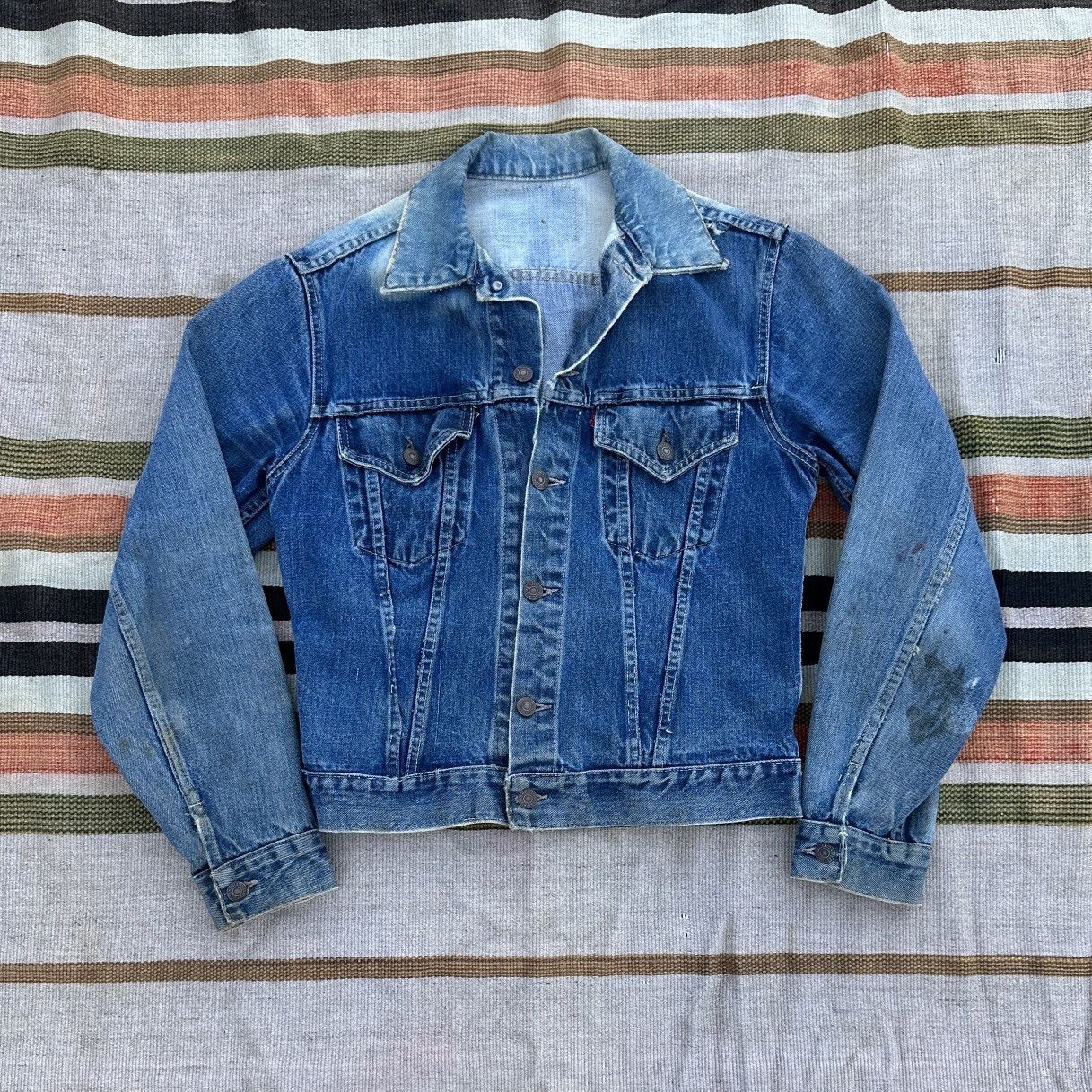 Vintage Vintage 60s Levi's Type 3 Big E Denim Jacket Lot 557XX