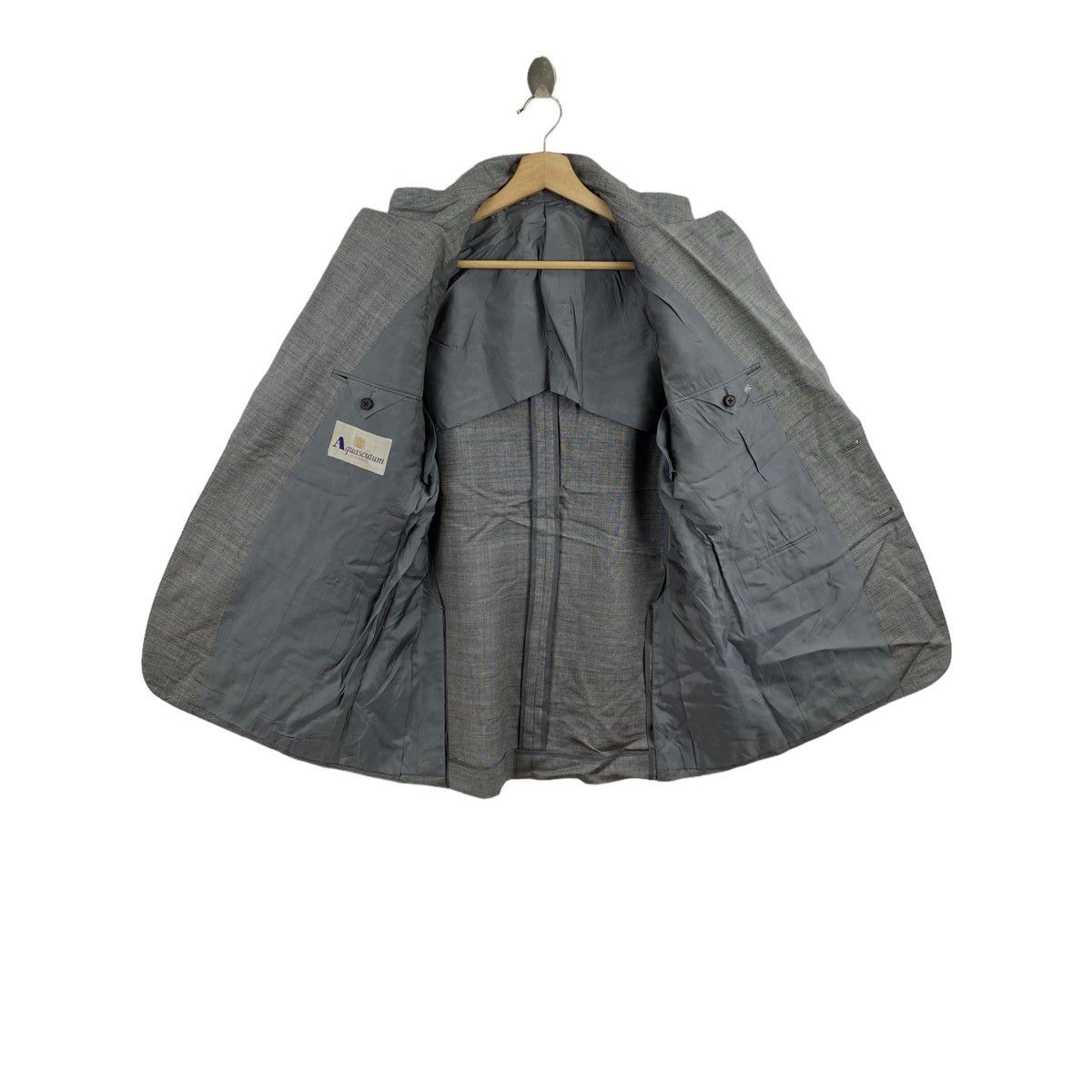 Aquascutum × Vintage Vintage AQUASCUTUM Of London England Check Blazer Coat Size US M / EU 48-50 / 2 - 3 Thumbnail