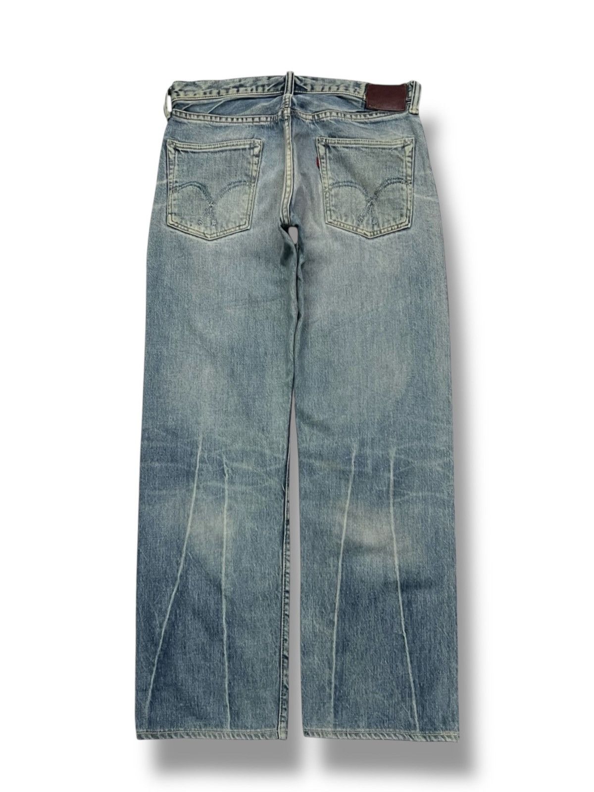 Full Count & Co. Vintage 00s Fullcount 1101-15 Selvedge Japanese Denim -W33 Size US 33 - 3 Thumbnail