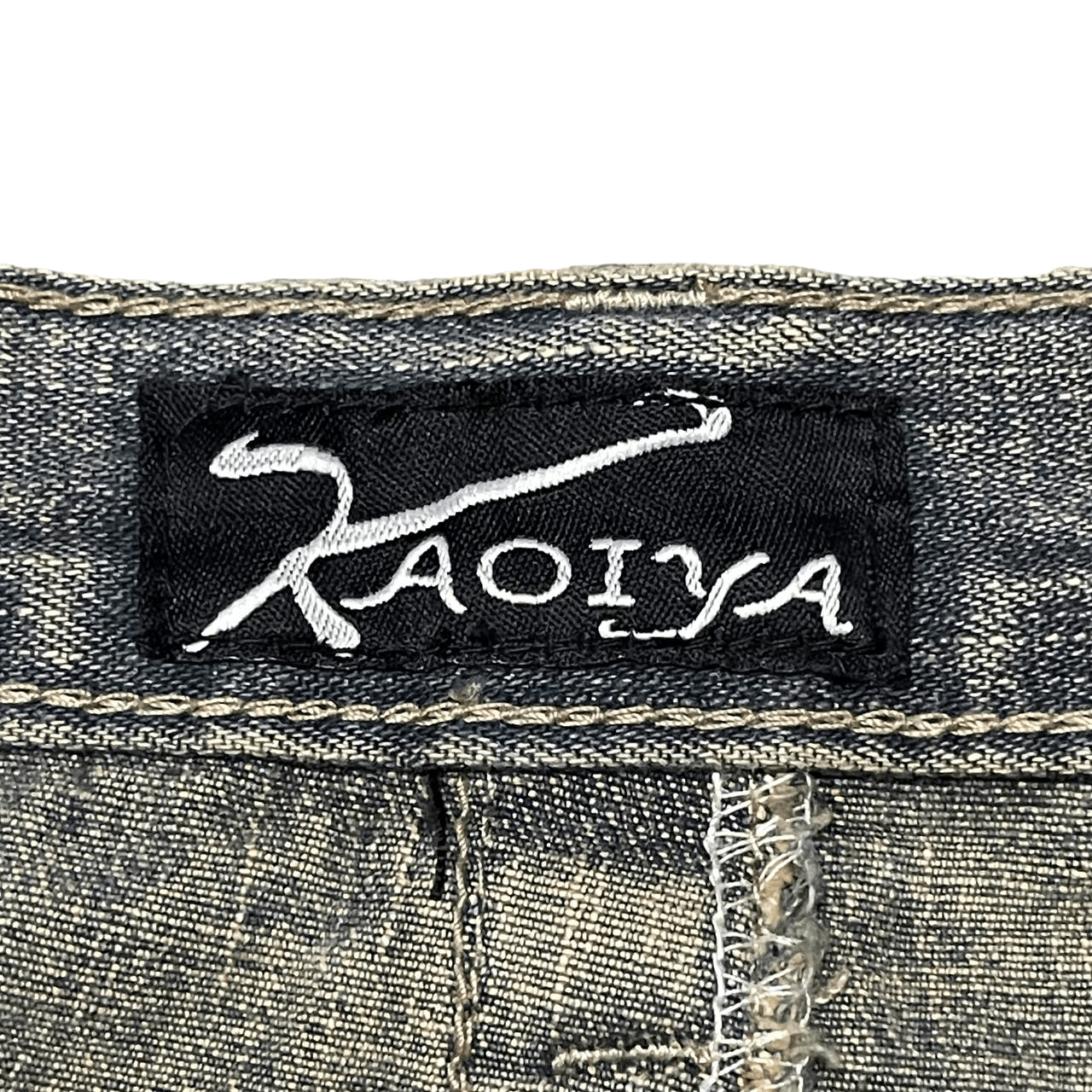 Japanese Brand Vintage Kaoiya Dragon Embroidery Denim Pants Size US 32 / EU 48 - 9 Thumbnail