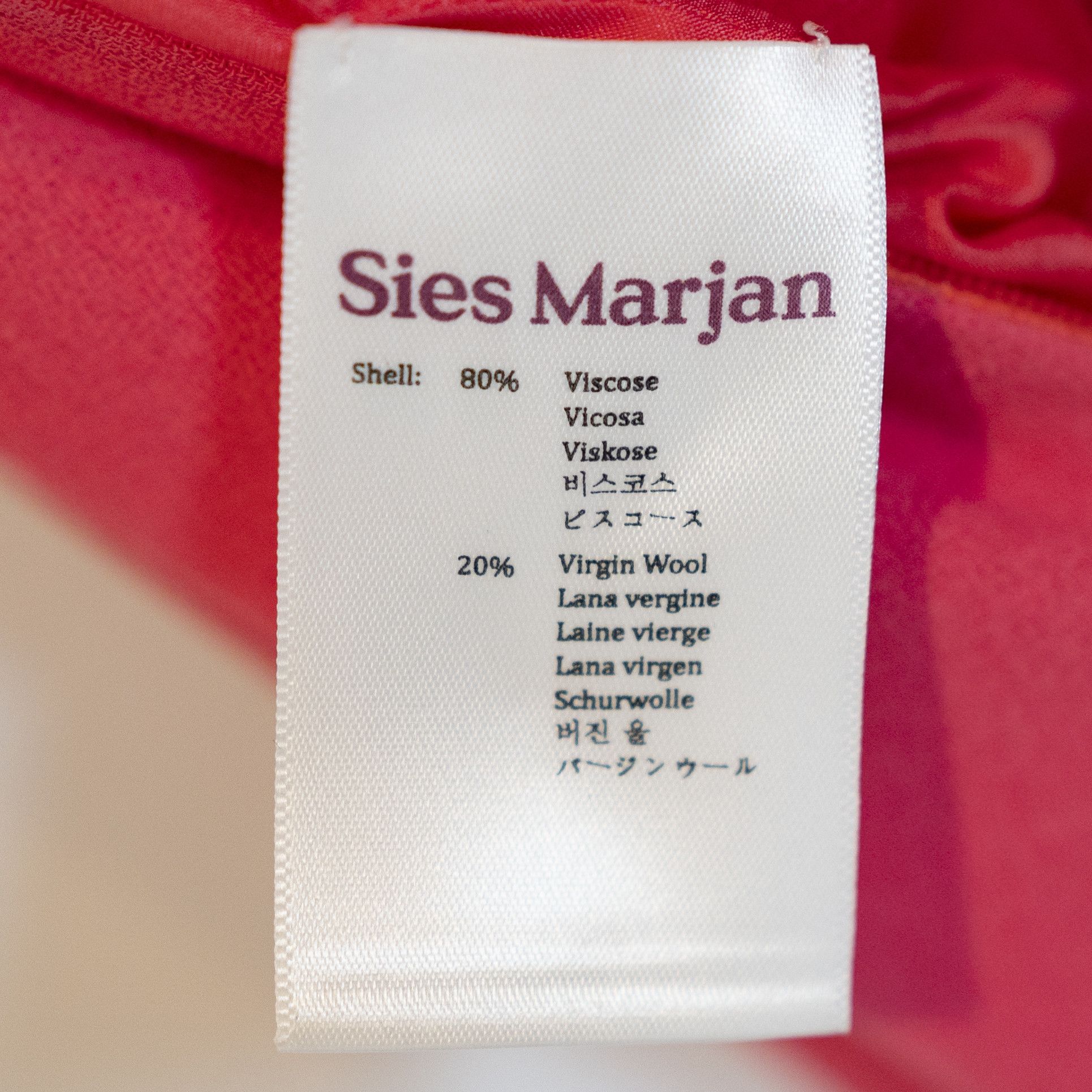 Sies Marjan Sies Marjan Wool Blend Crepe Ruched Pin Tuck Size S / US 4 / IT 40 - 3 Thumbnail