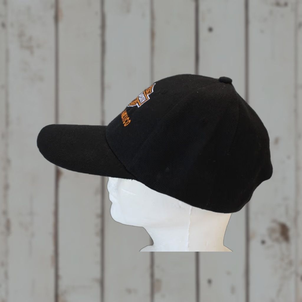 Harley Davidson VINTAGE Harley Davidson Motorcycles Strapback Dad Hat Mazatlan Mexico Black Bar Shield Size ONE SIZE - 1 Thumbnail