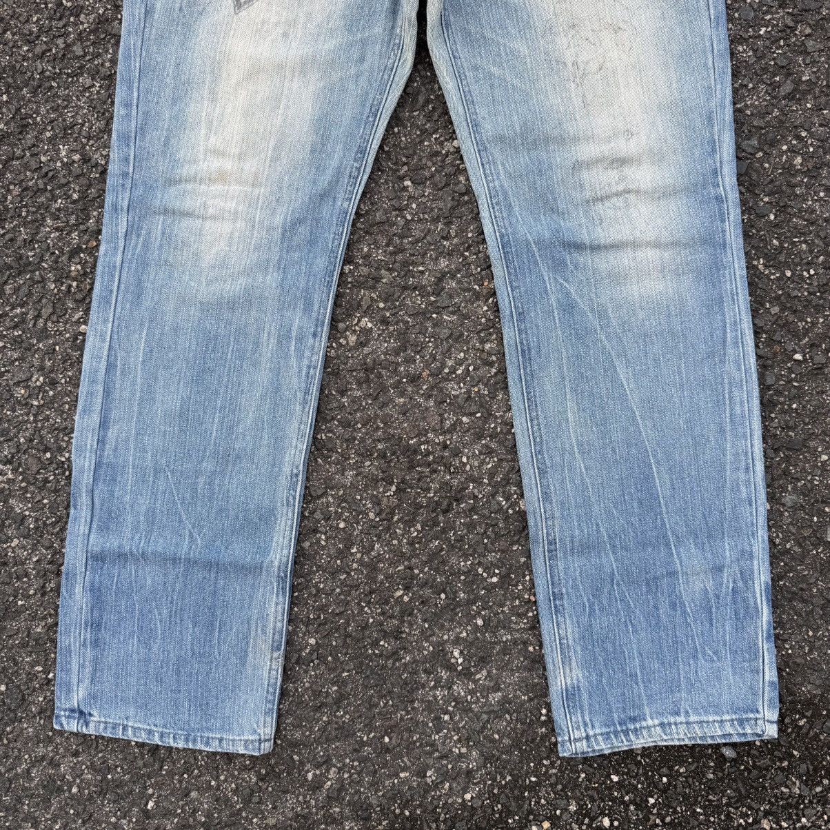 Indian Motorcycle Indian motorcyle jean denim Light wash faded pants Size US 34 / EU 50 - 5 Thumbnail