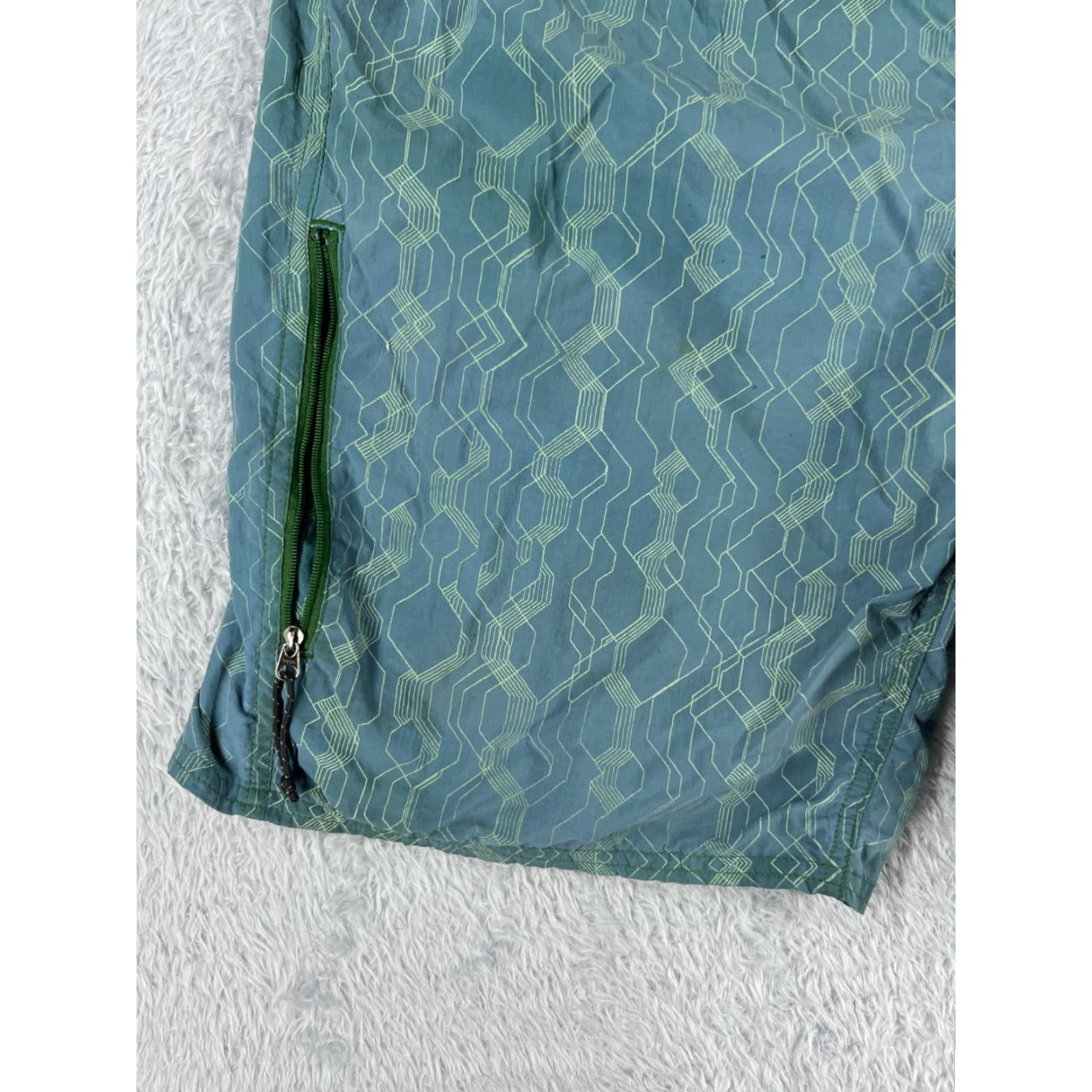 The North Face The North Face Swim Trunks Men S Blue Nylon Shell Lined Board Shorts Mens Sports Swimwear Blue Striped 90s? Size US 29 - 3 Thumbnail
