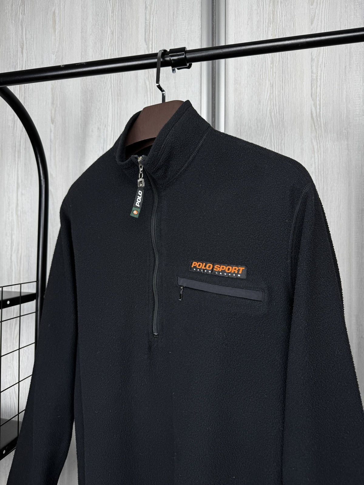 Ralph Lauren Vintage Polo Sport Ralph Lauren 1/4 Zip Pullover Made in USA Size US L / EU 52-54 / 3 - 4 Thumbnail