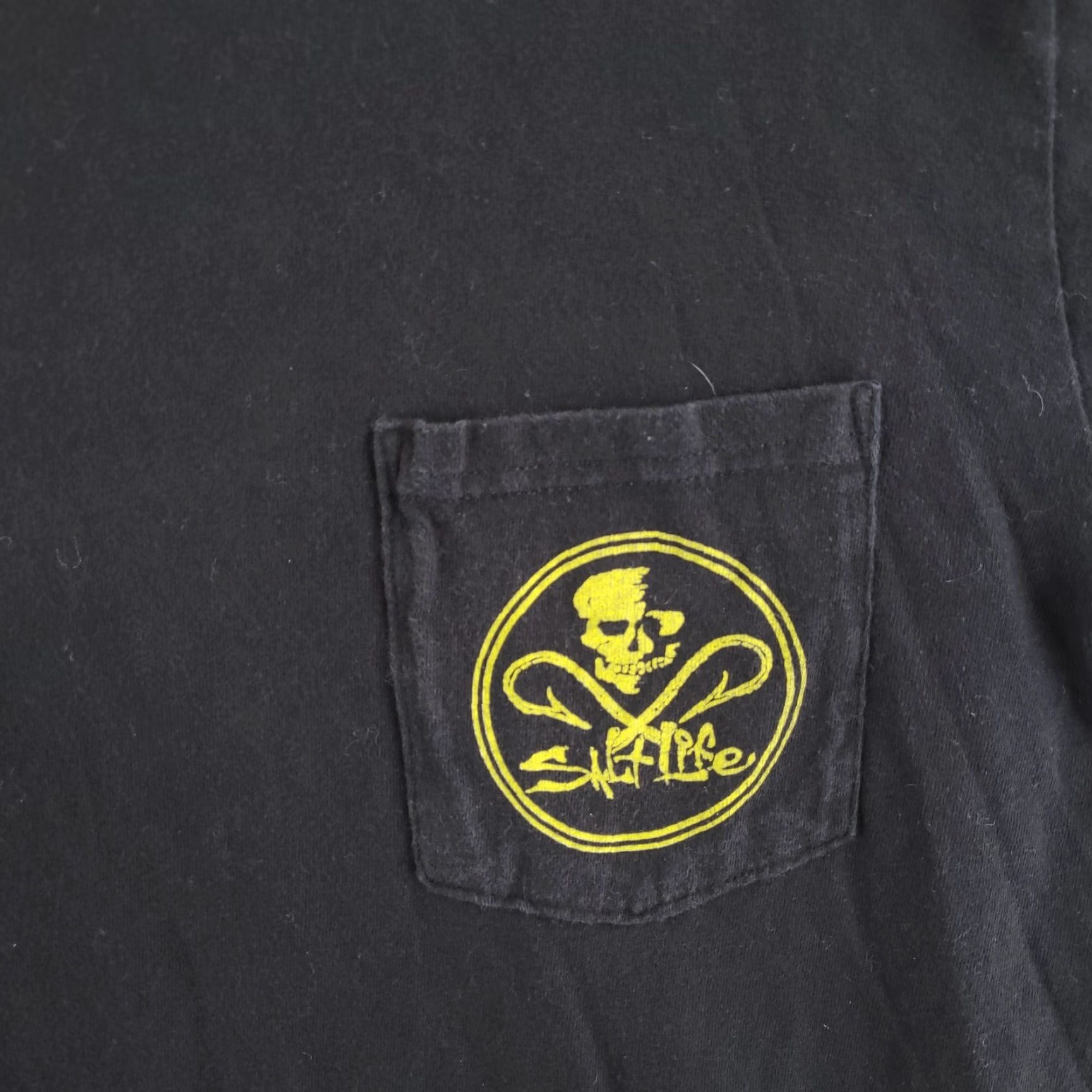 Vintage Salt Life Shirt Mens Small Long Sleeve Skull Crossbones Black Size US S / EU 44-46 / 1 - 5 Thumbnail