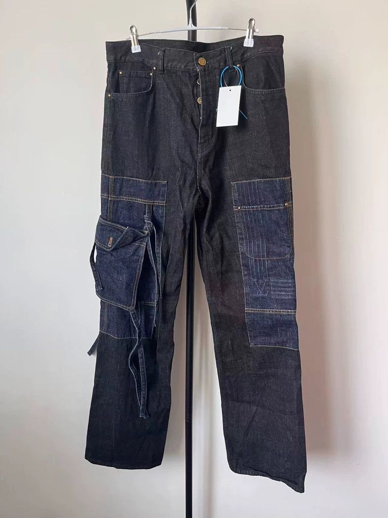 Louis Vuitton Louis Vuitton Bow Distressed Denim Jeans Men Size US 31 - 1 Thumbnail