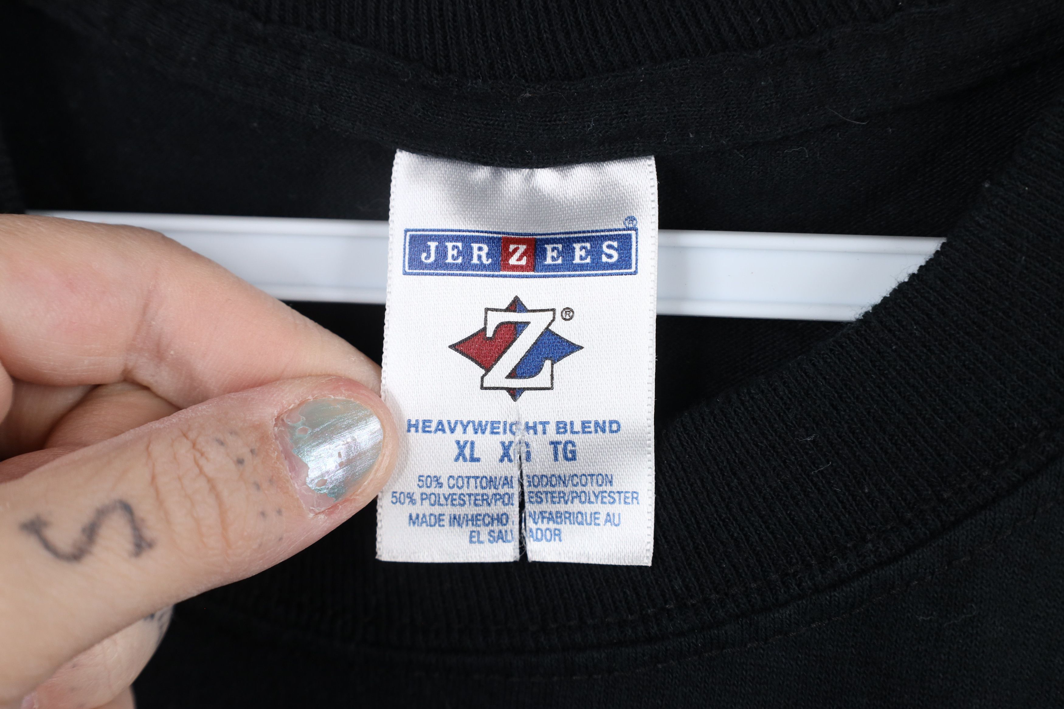 Vintage Vintage 90s Streetwear Heavyweight Short Sleeve T-Shirt Size US XL / EU 56 / 4 - 4 Thumbnail