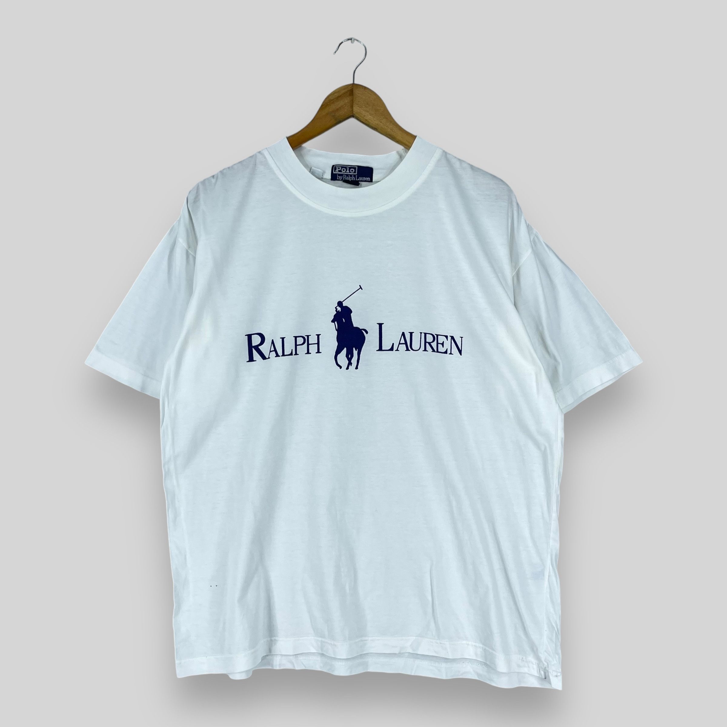 Polo Ralph Lauren Vintage POLO RALPH LAUREN Big Pony Logo Printed Tshirt Size US M / EU 48-50 / 2 - 1 Thumbnail