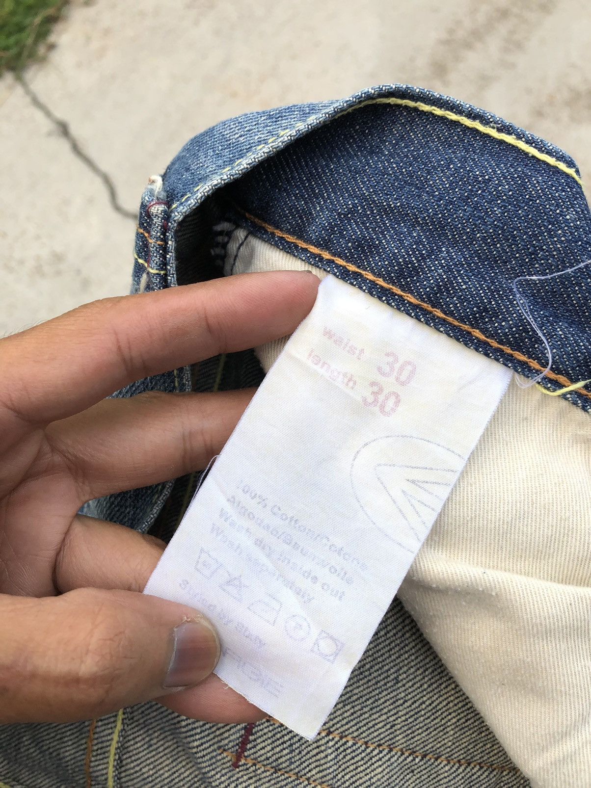 Energie WIDE LEG⚡️⚡️VINTAGE ENERGIE WASHED BLUE JEANS Size US 31 - 2 Thumbnail