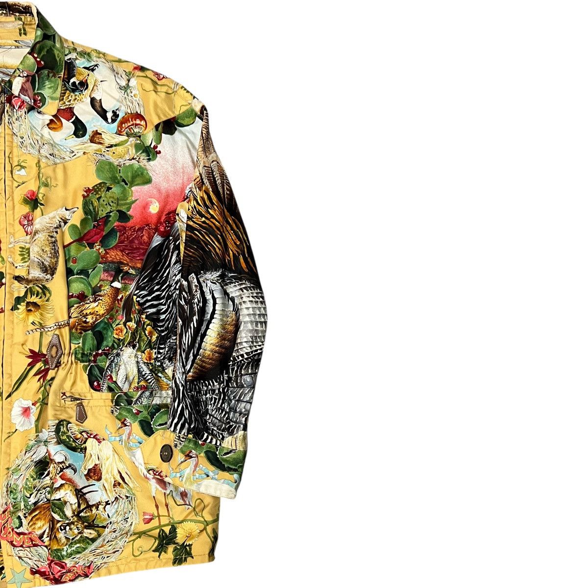Hermes Hermès 1992 Silk Reversible Jacket - Art by Kermit Oliver Size US M / EU 48-50 / 2 - 3 Thumbnail