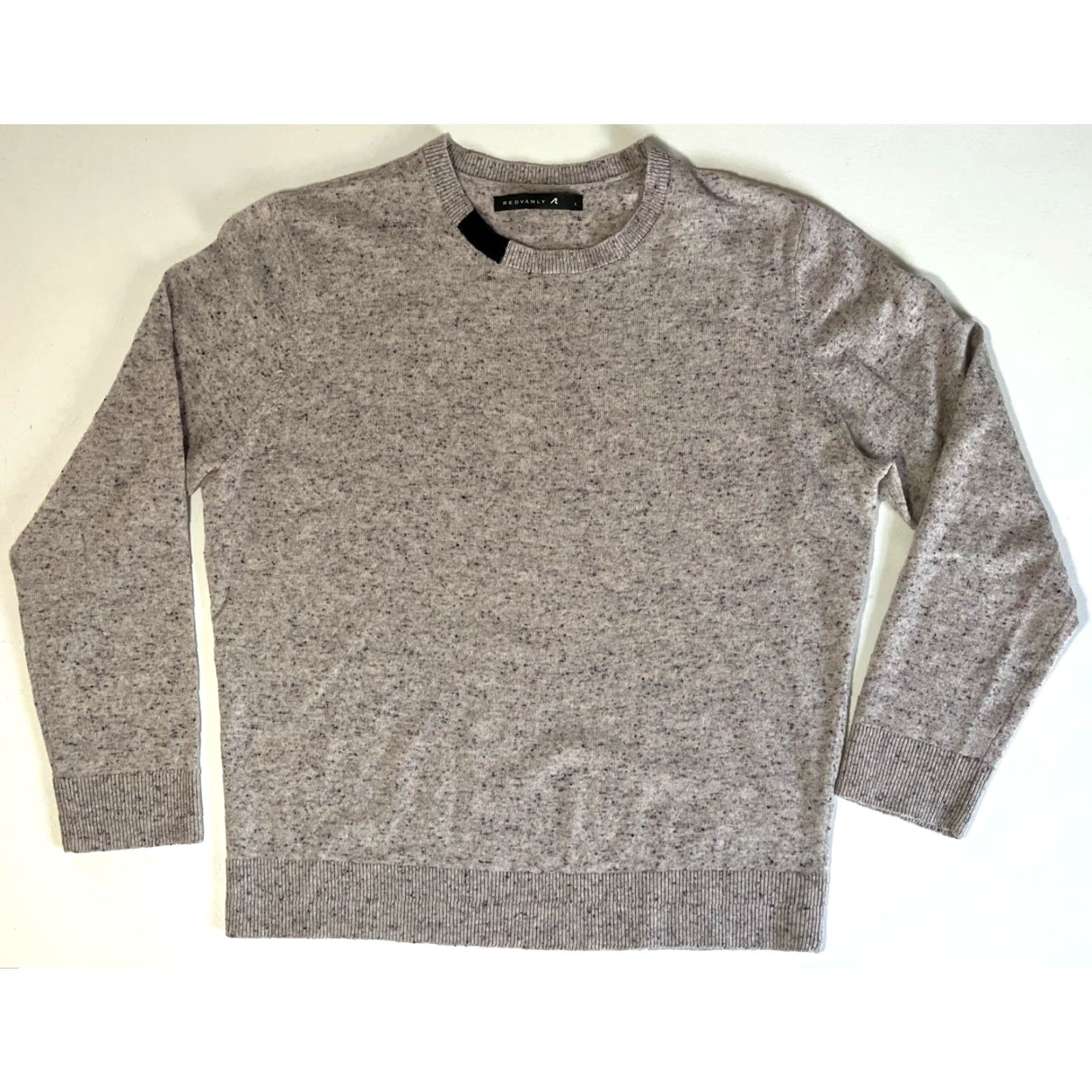 Vintage VINTAGE Redvanly Merino Wool Crewneck Sweater Mens Size L Gray Purple Mockups of? Wait Size US L / EU 52-54 / 3 - 3 Thumbnail