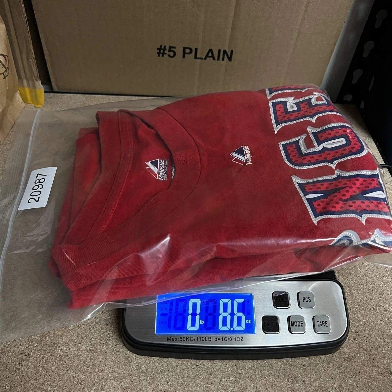 Majestic Los Angeles LA Angels Trout 27 Shirt Men XL MLB Cotton Size US XL / EU 56 / 4 - 7 Thumbnail