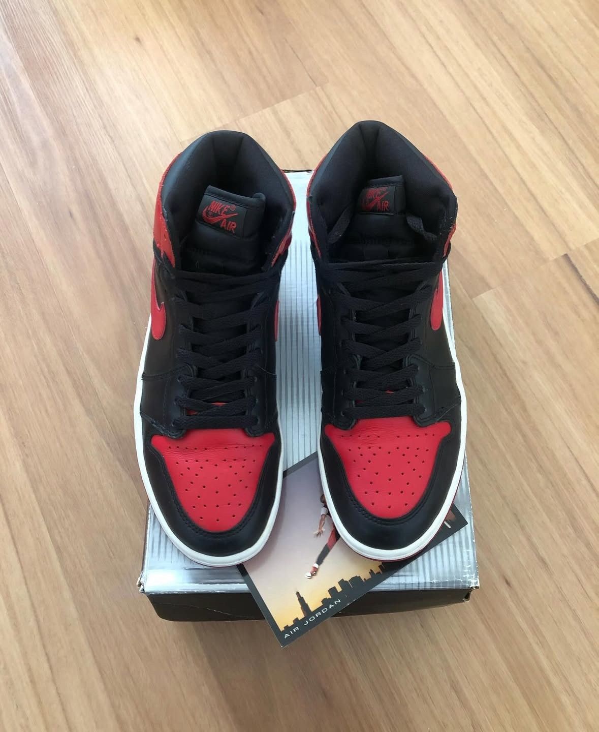 Jordan Brand 2001 Nike Air Jordan 1 - Bred Size US 9 / EU 42 - 3 Thumbnail