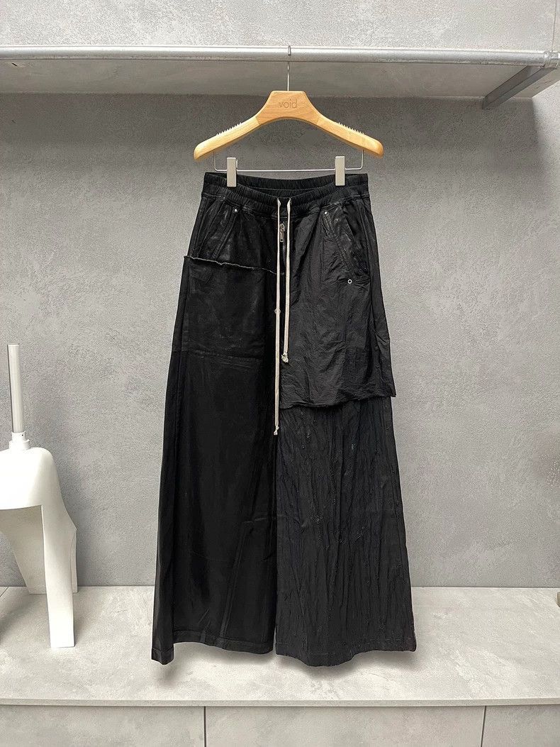 Rick Owens Black Wide-Leg Trousers-2508