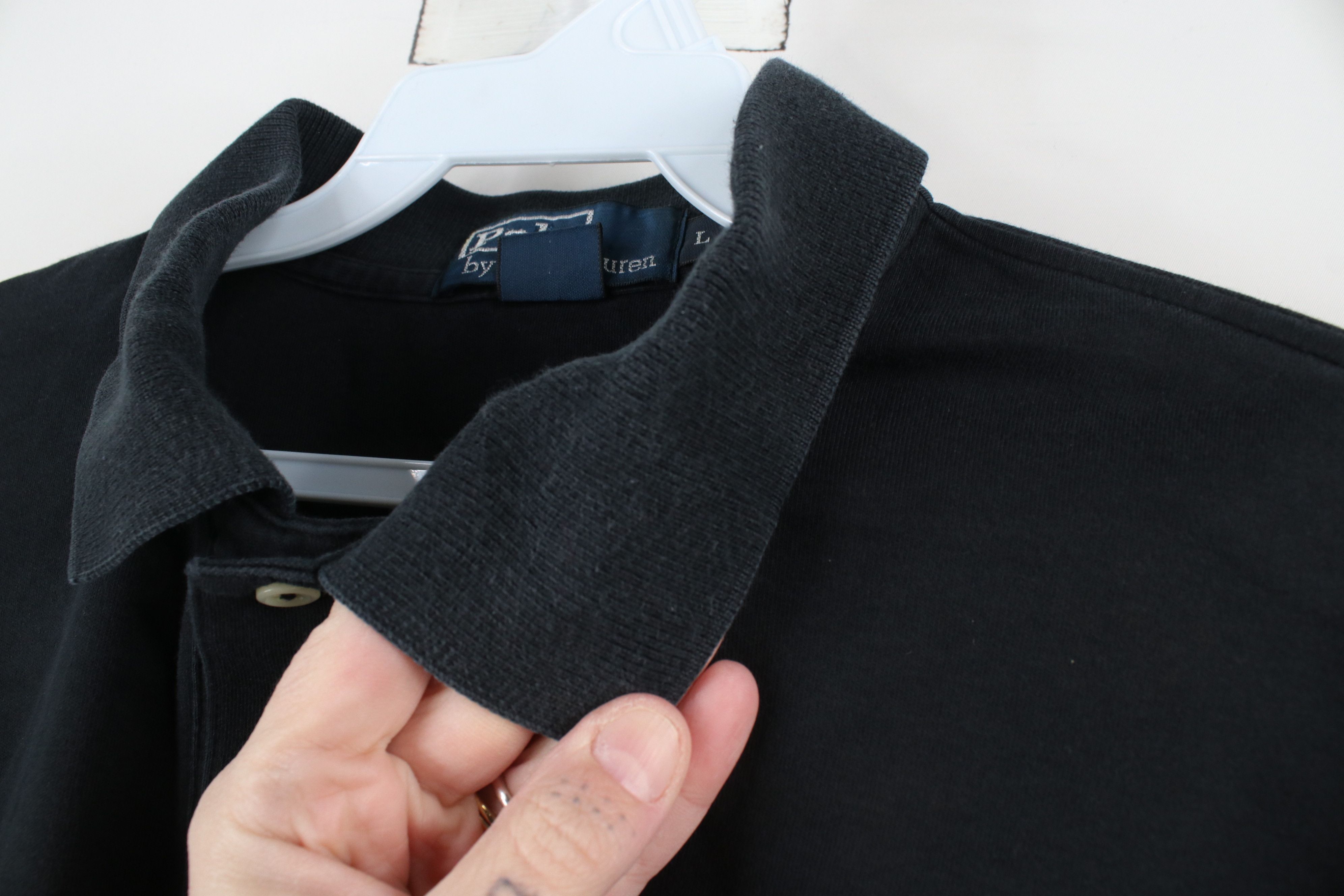 Ralph Lauren × Vintage Vintage 90s Ralph Lauren Spell Lexus Car Racing Polo Black Size US L / EU 52-54 / 3 - 7 Thumbnail