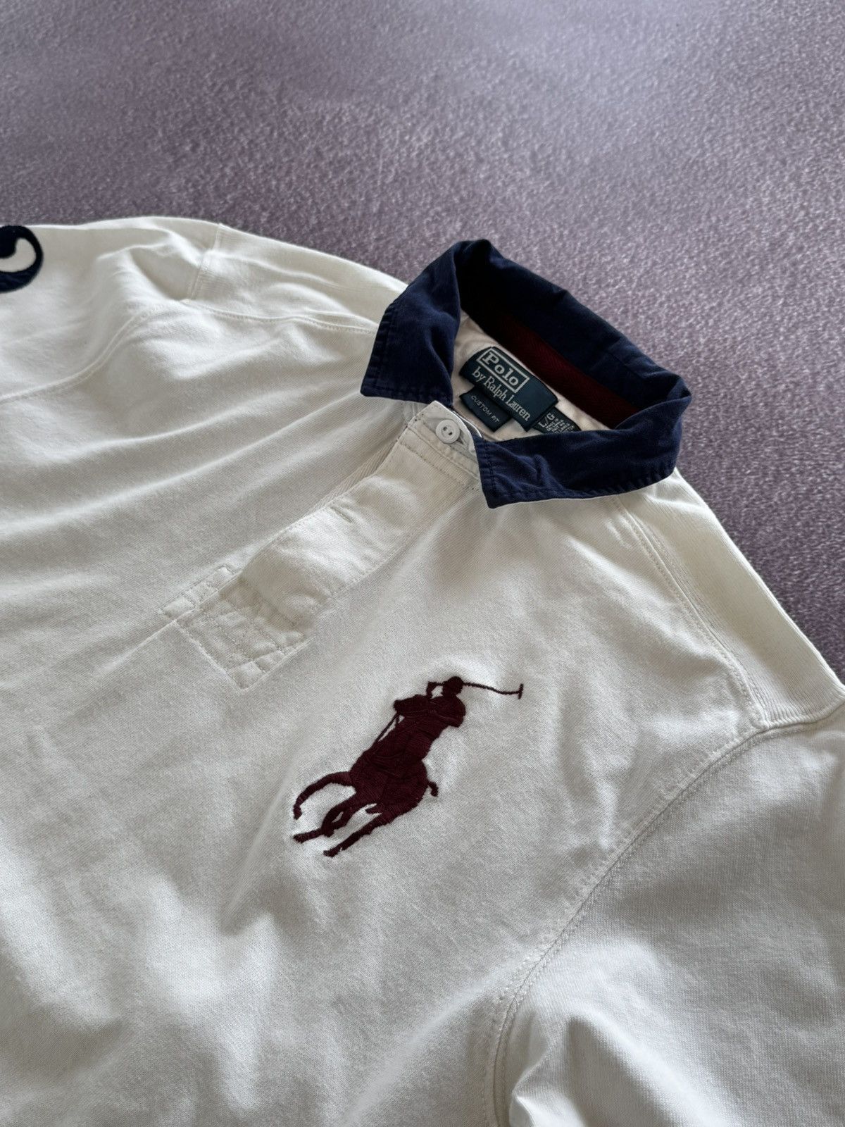Polo Ralph Lauren Chief Keef Polo Ralph Lauren longsleeve white big pony Size US L / EU 52-54 / 3 - 8 Thumbnail