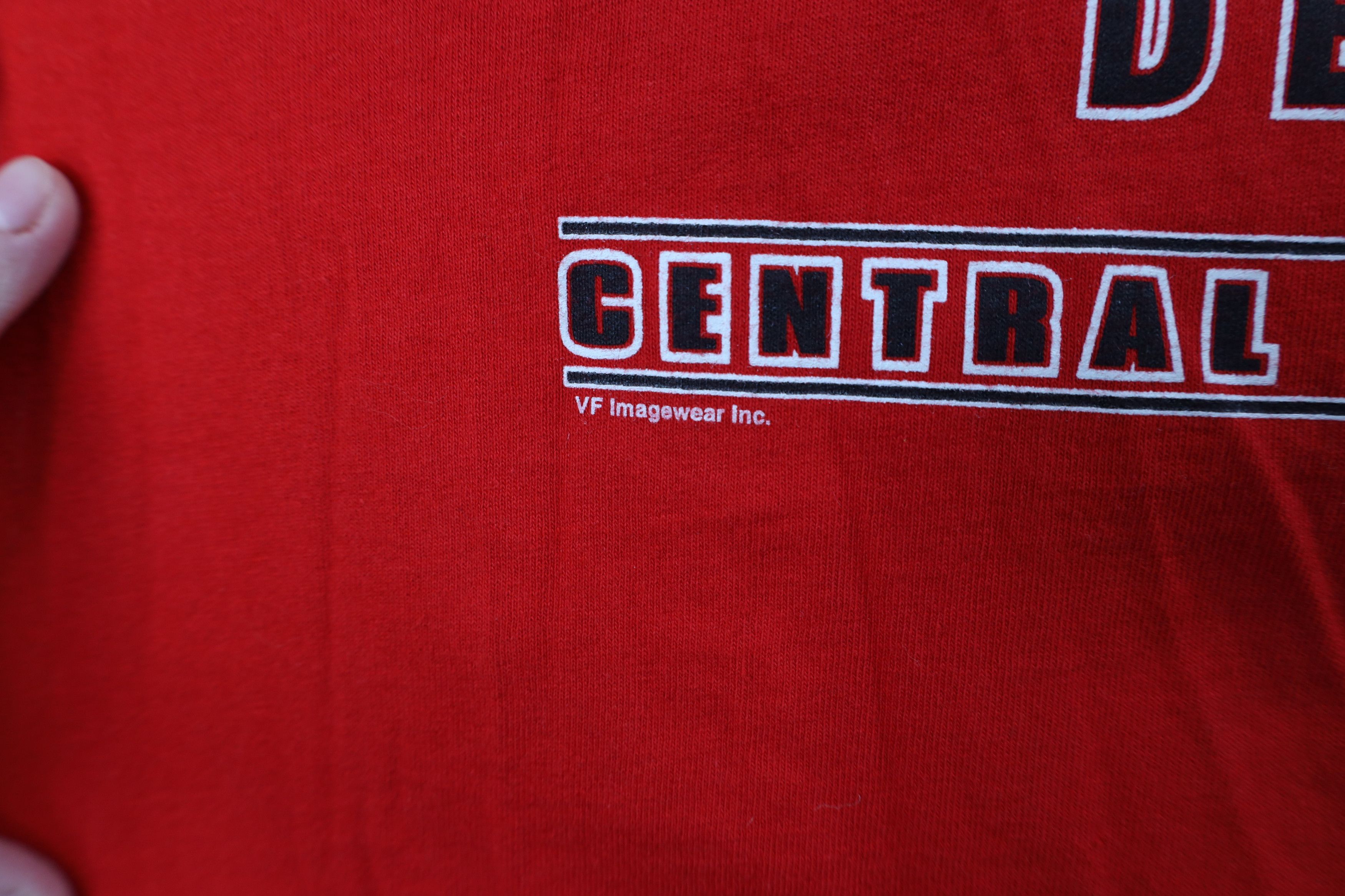 Vintage Vintage Y2K 2003 Spell Detroit Red Wings Hockey T-Shirt Red Size US L / EU 52-54 / 3 - 6 Thumbnail