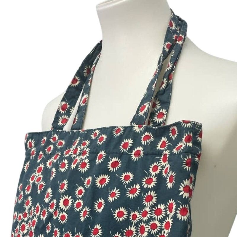 Old Navy Old Navy Red Center Daisy Flower Cotton Lined Tote Bag Size ONE SIZE - 2 Thumbnail