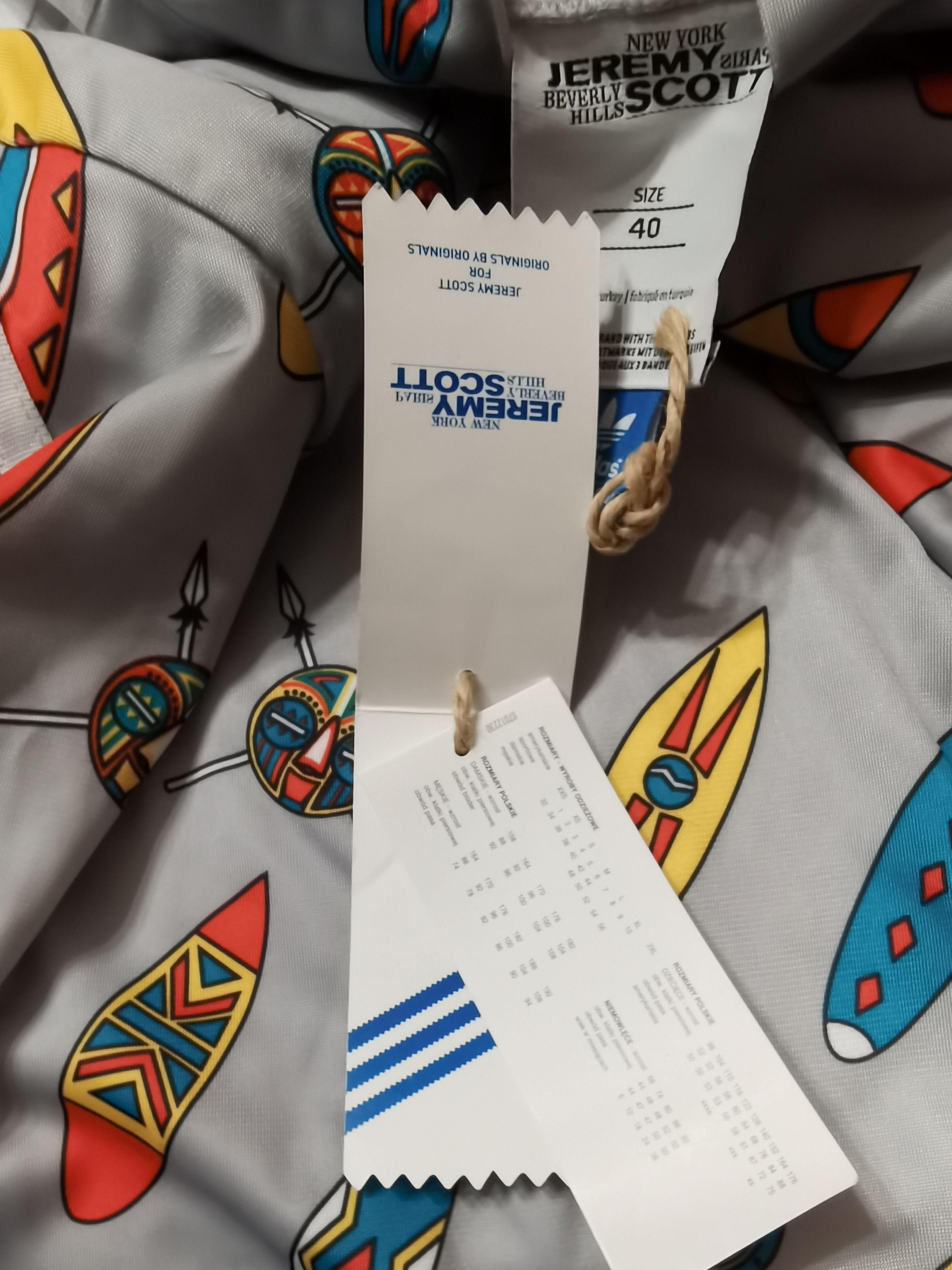 Adidas × Jeremy Scott Adidas Jeremy Scott African Surfboards Dress Jumper M P14055 Size M / US 6-8 / IT 42-44 - 6 Thumbnail