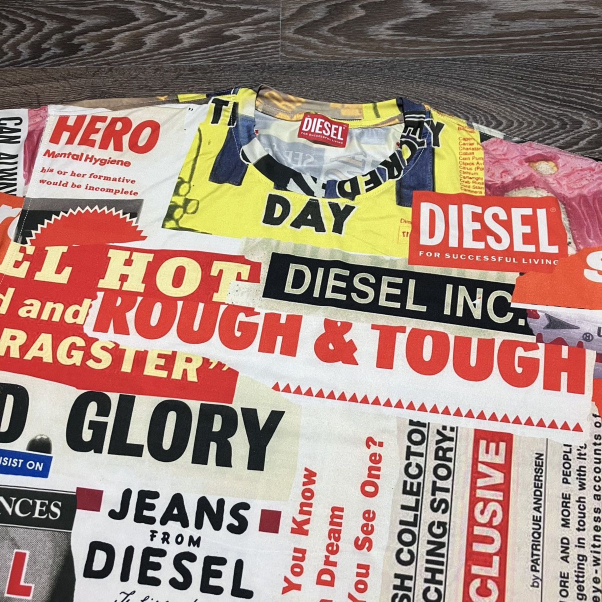 Diesel DIESEL 45th Anniversary Box T Graphic All Over T-shirt Size US M / EU 48-50 / 2 - 7 Thumbnail