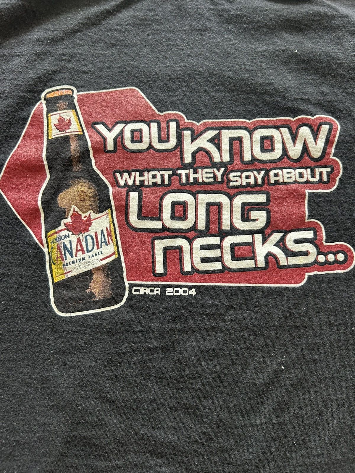 Budweiser Vintage Funny Beer Tee Satire Black Party Size US XL / EU 56 / 4 - 3 Thumbnail